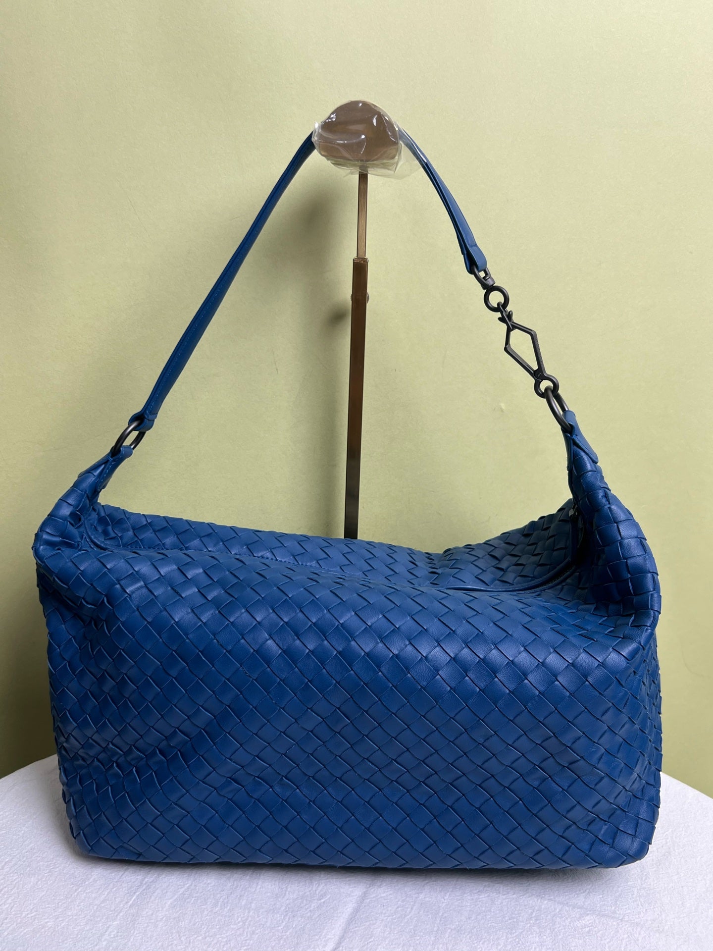 Bottega Veneta Blue Satchel