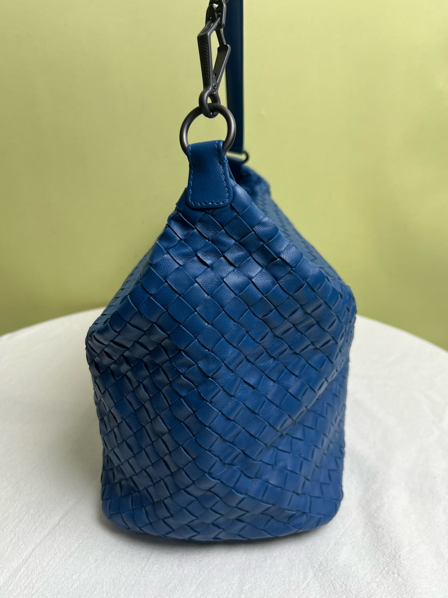Bottega Veneta Blue Satchel