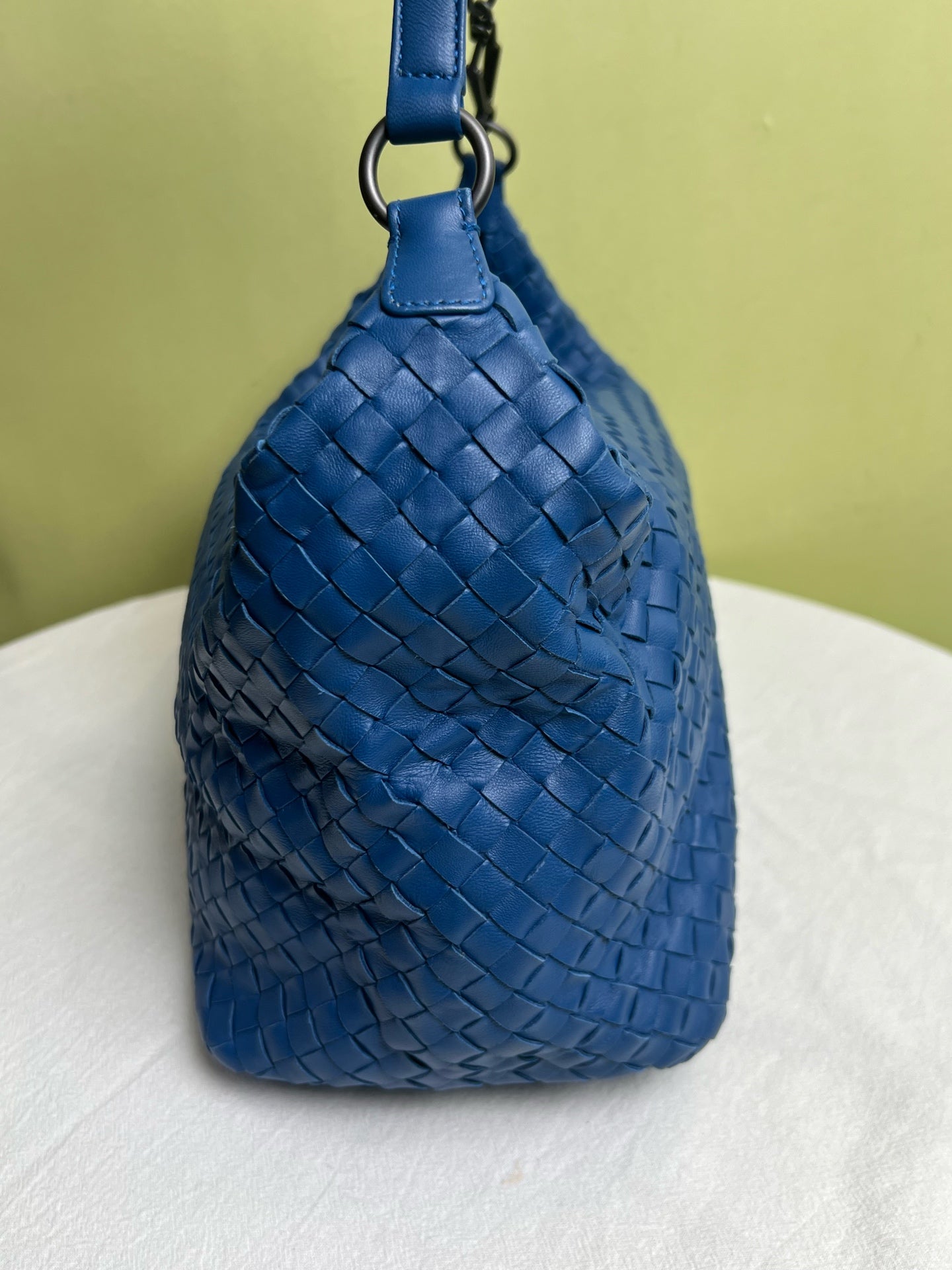 Bottega Veneta Blue Satchel