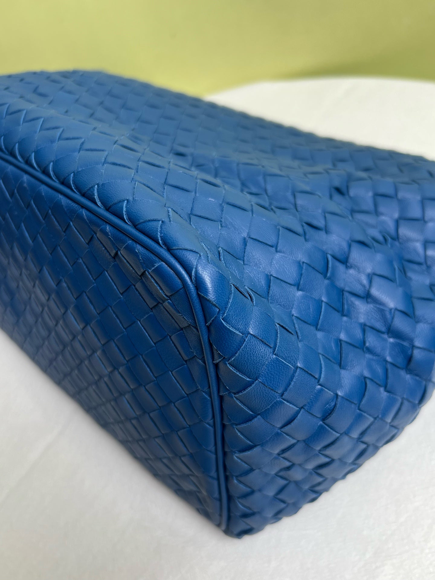 Bottega Veneta Blue Satchel