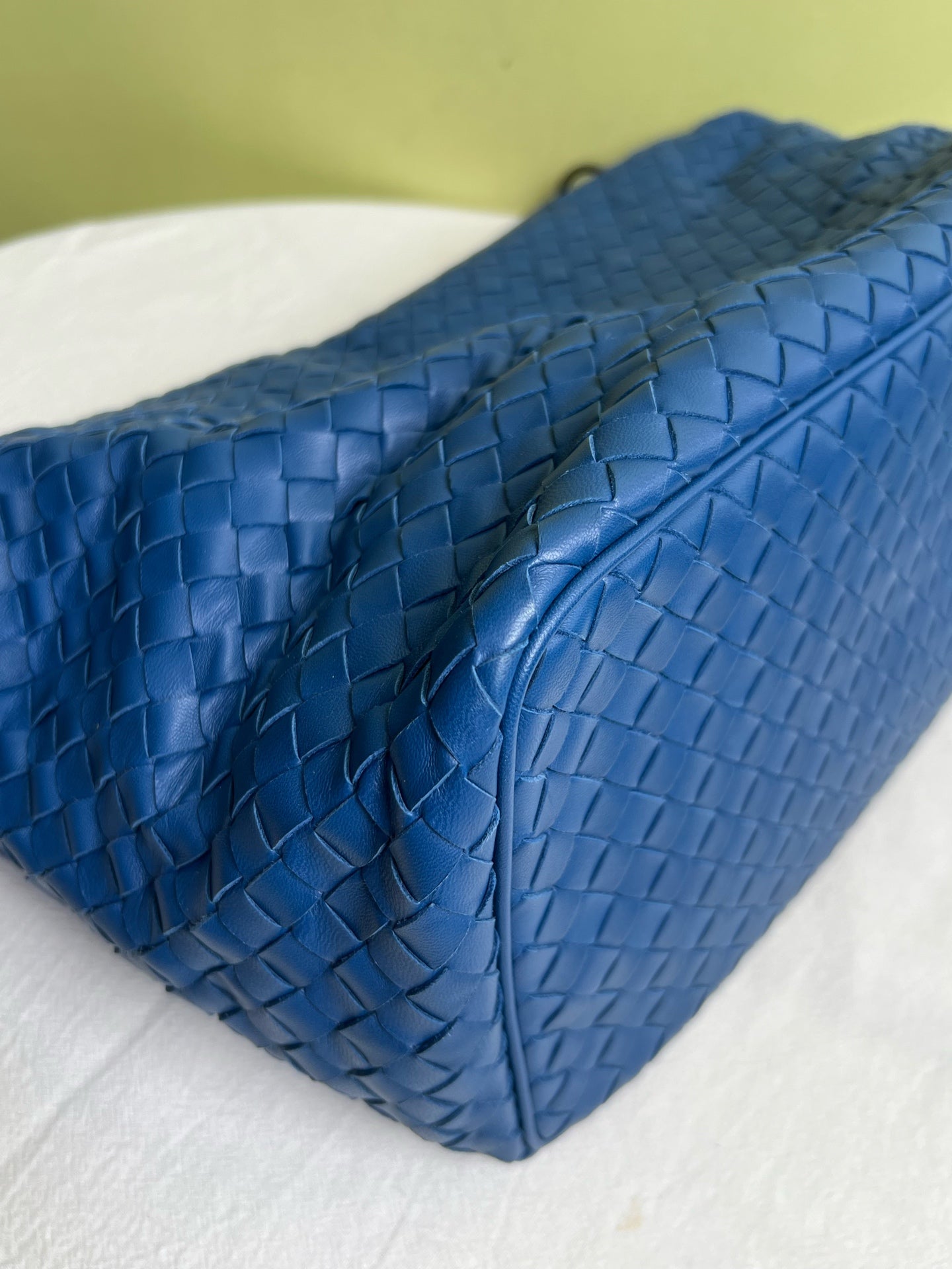 Bottega Veneta Blue Satchel