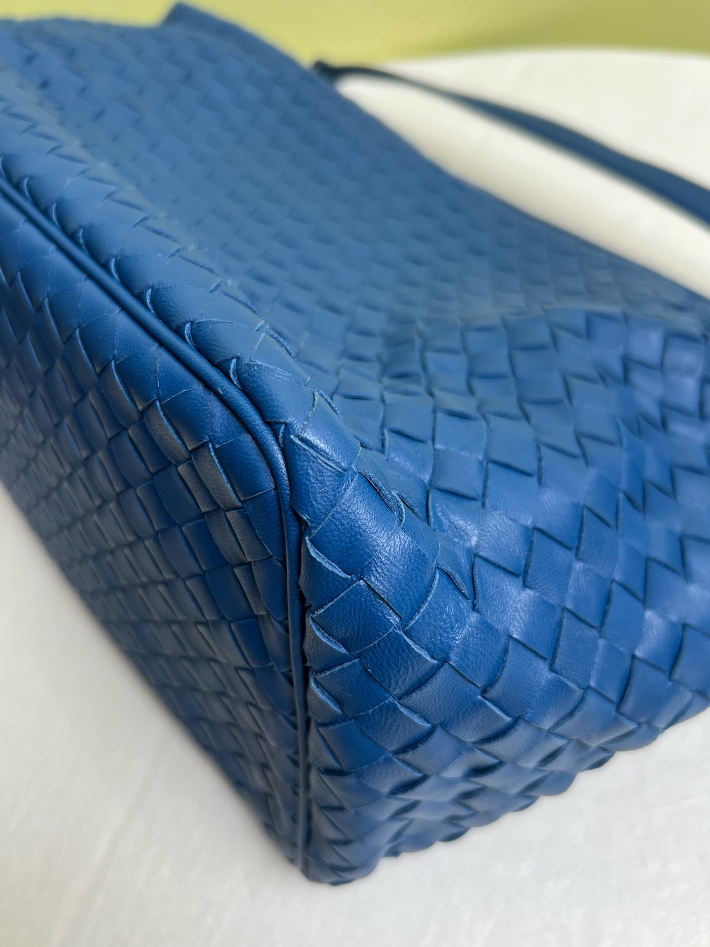 Bottega Veneta Blue Satchel