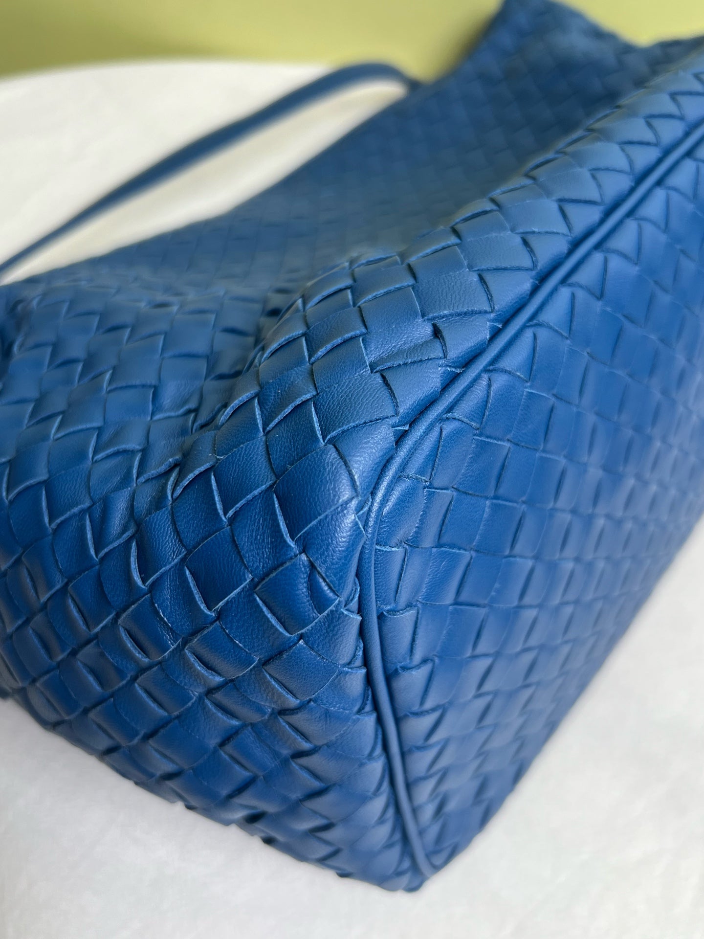 Bottega Veneta Blue Satchel