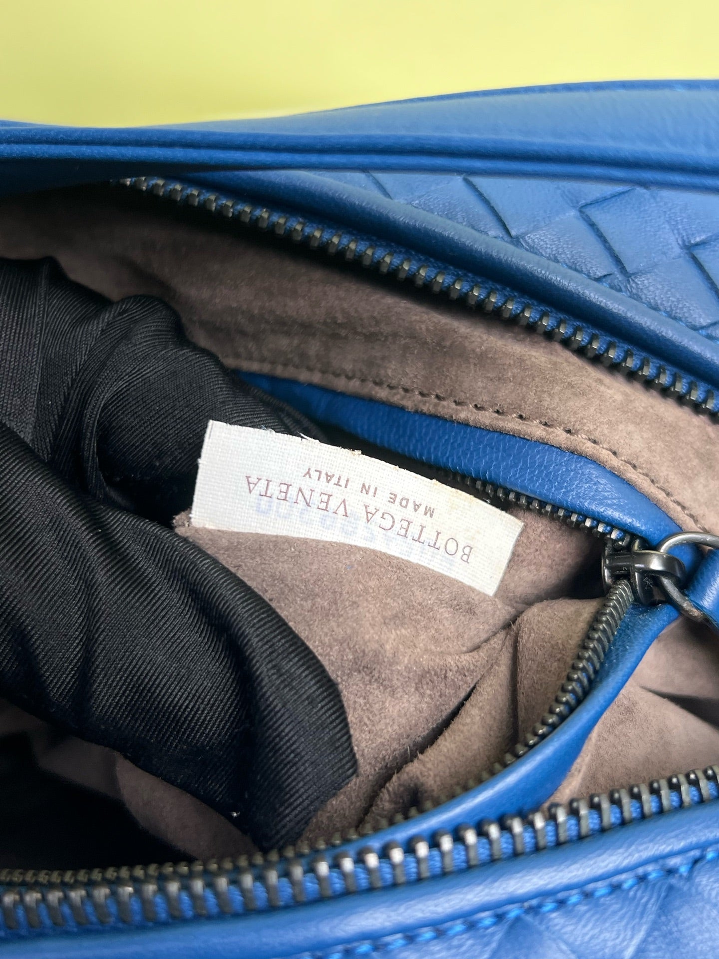 Bottega Veneta Blue Satchel