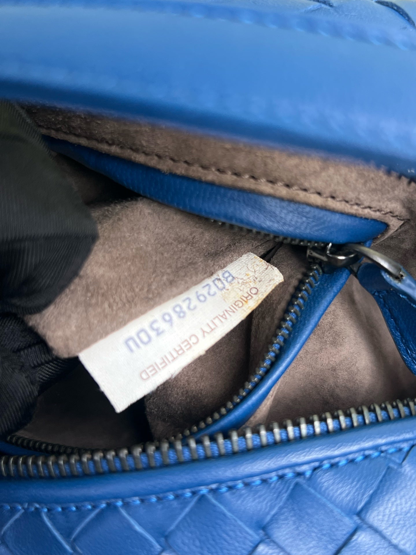 Bottega Veneta Blue Satchel