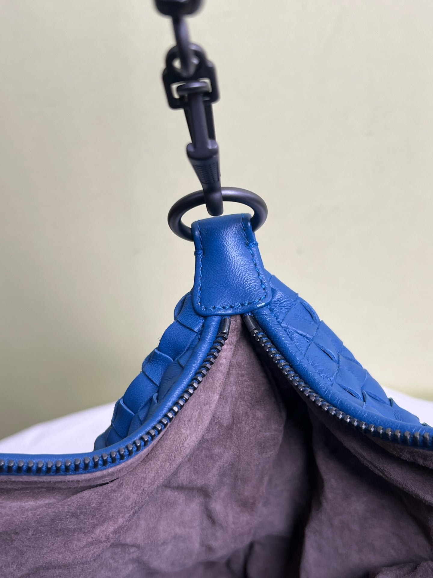 Bottega Veneta Blue Satchel
