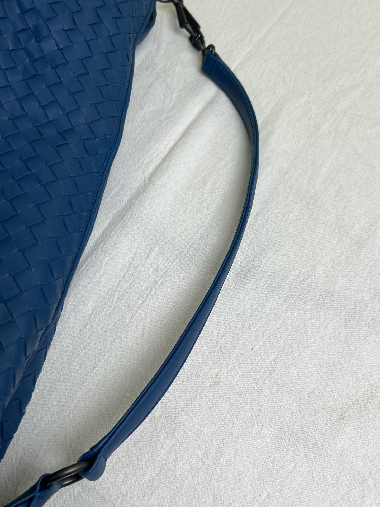Bottega Veneta Blue Satchel