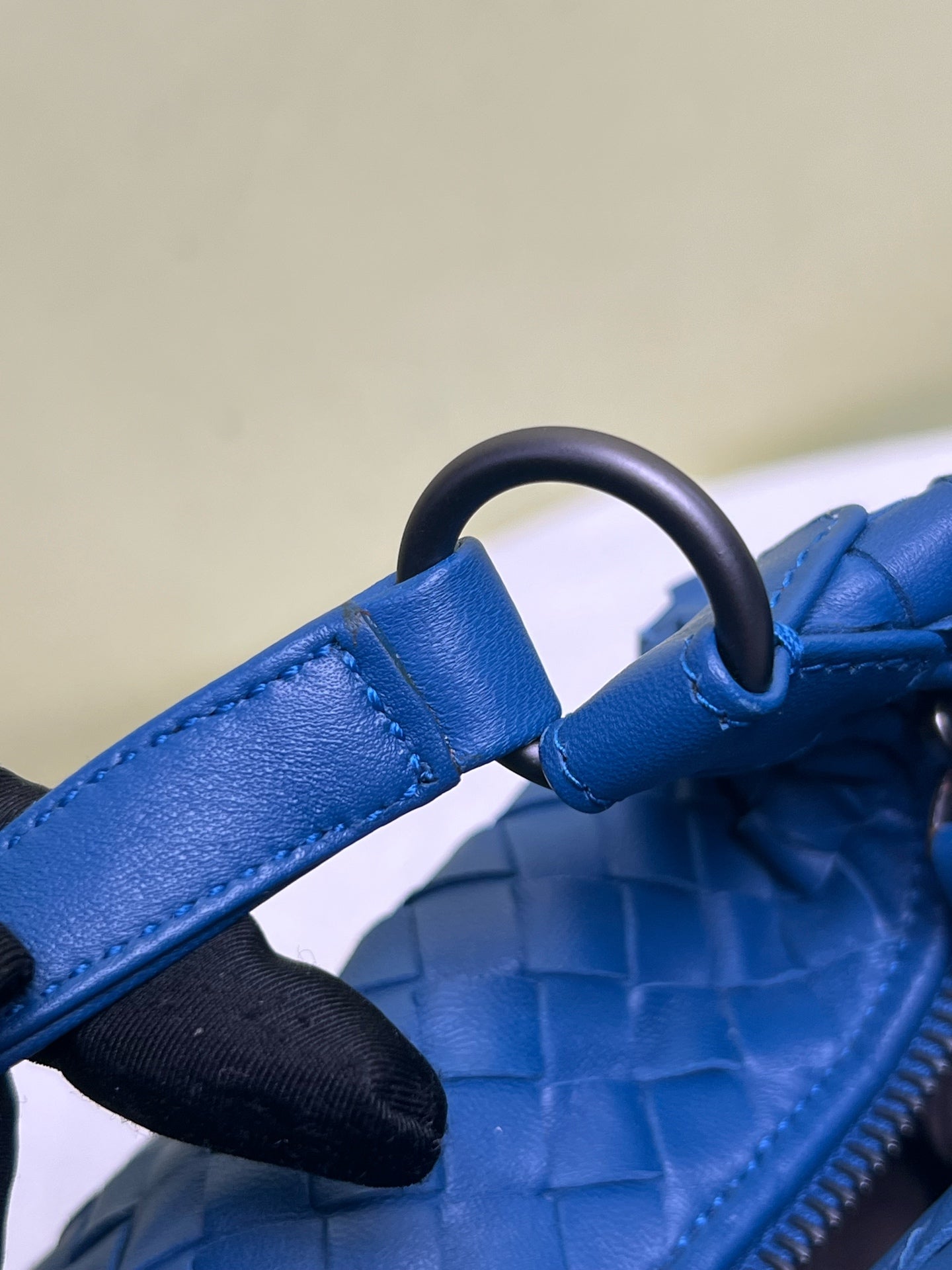 Bottega Veneta Blue Satchel