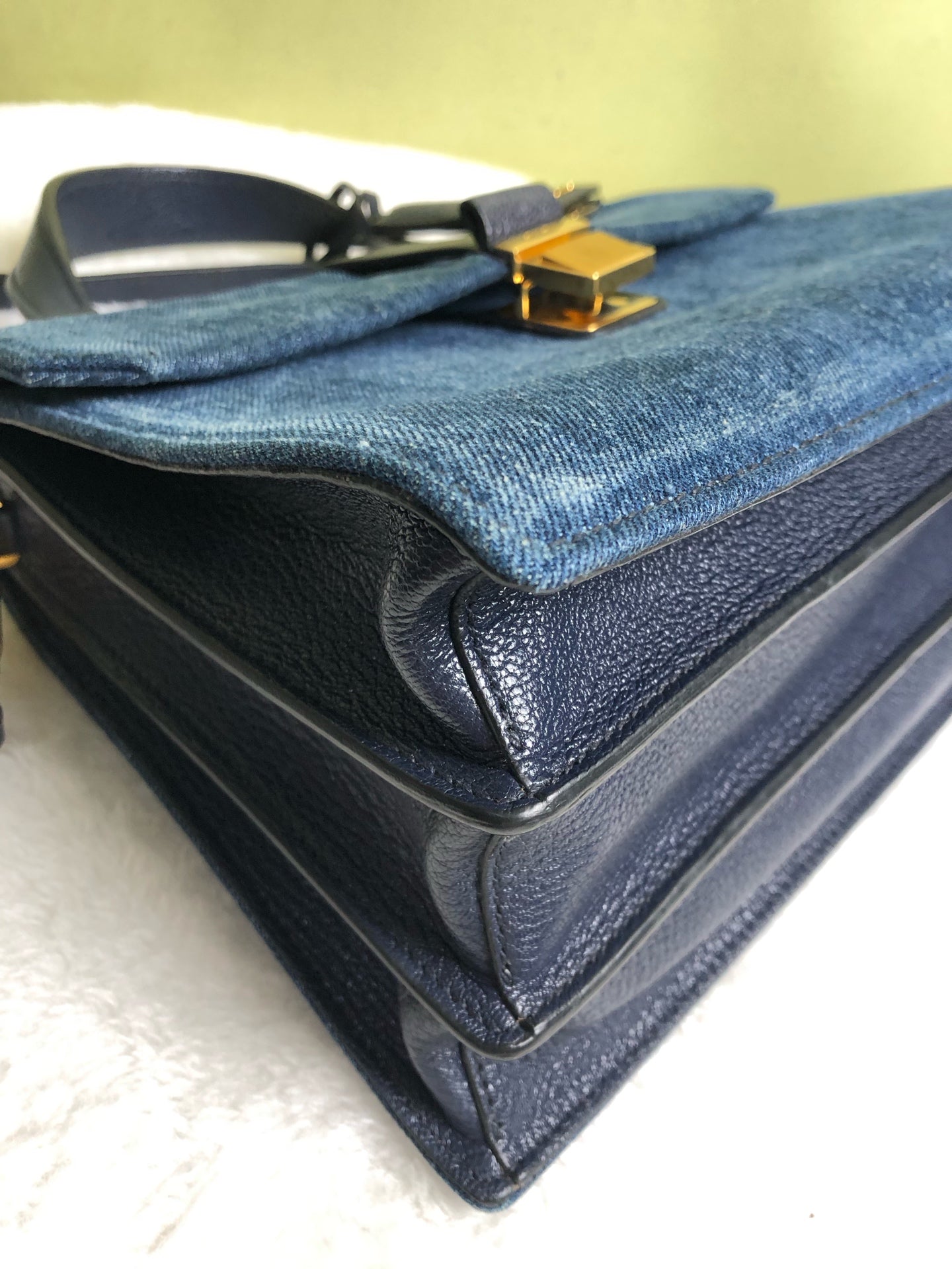 Miu Miu Blue Shoulder Bag