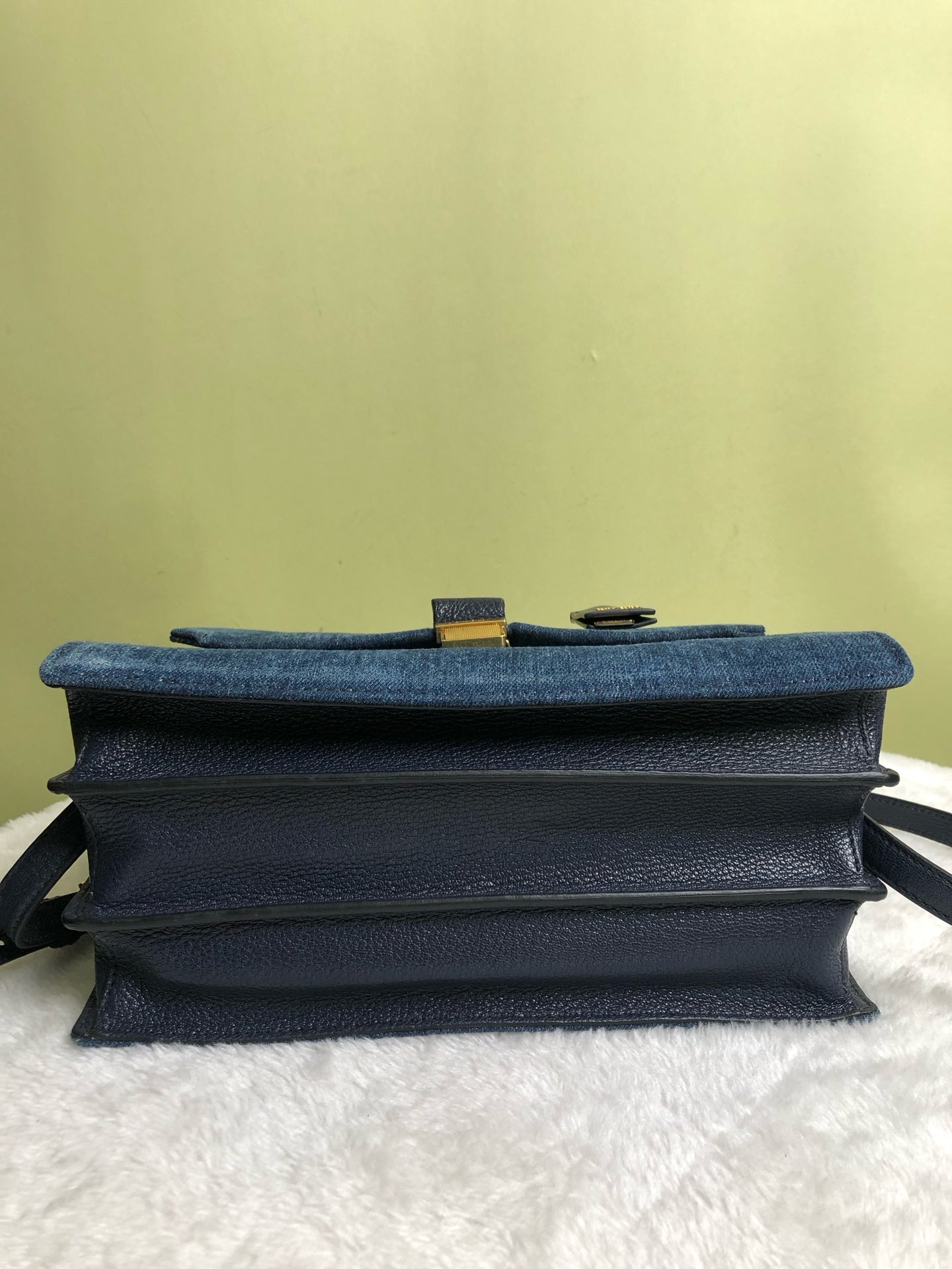 Miu Miu Blue Shoulder Bag