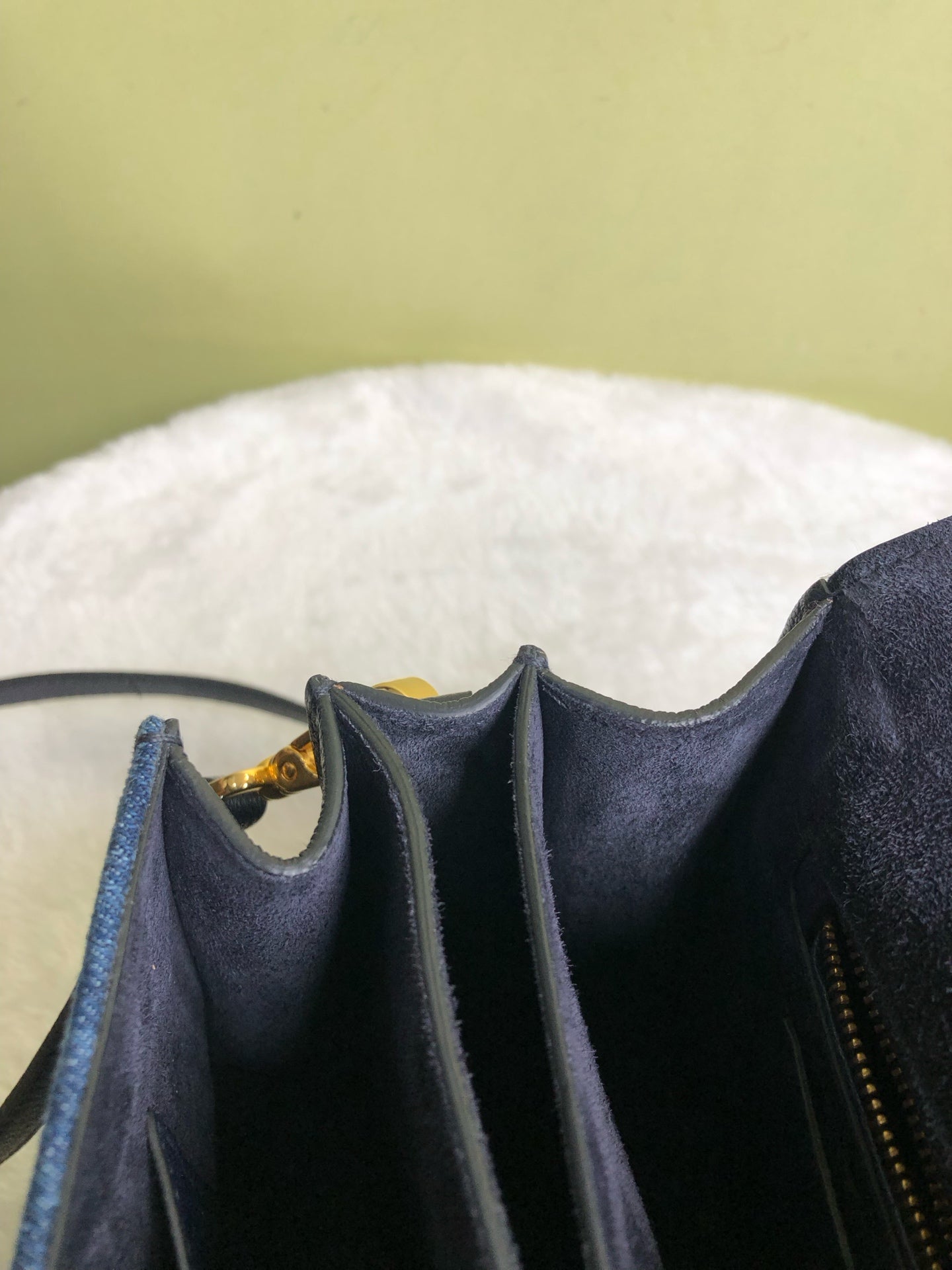 Miu Miu Blue Shoulder Bag