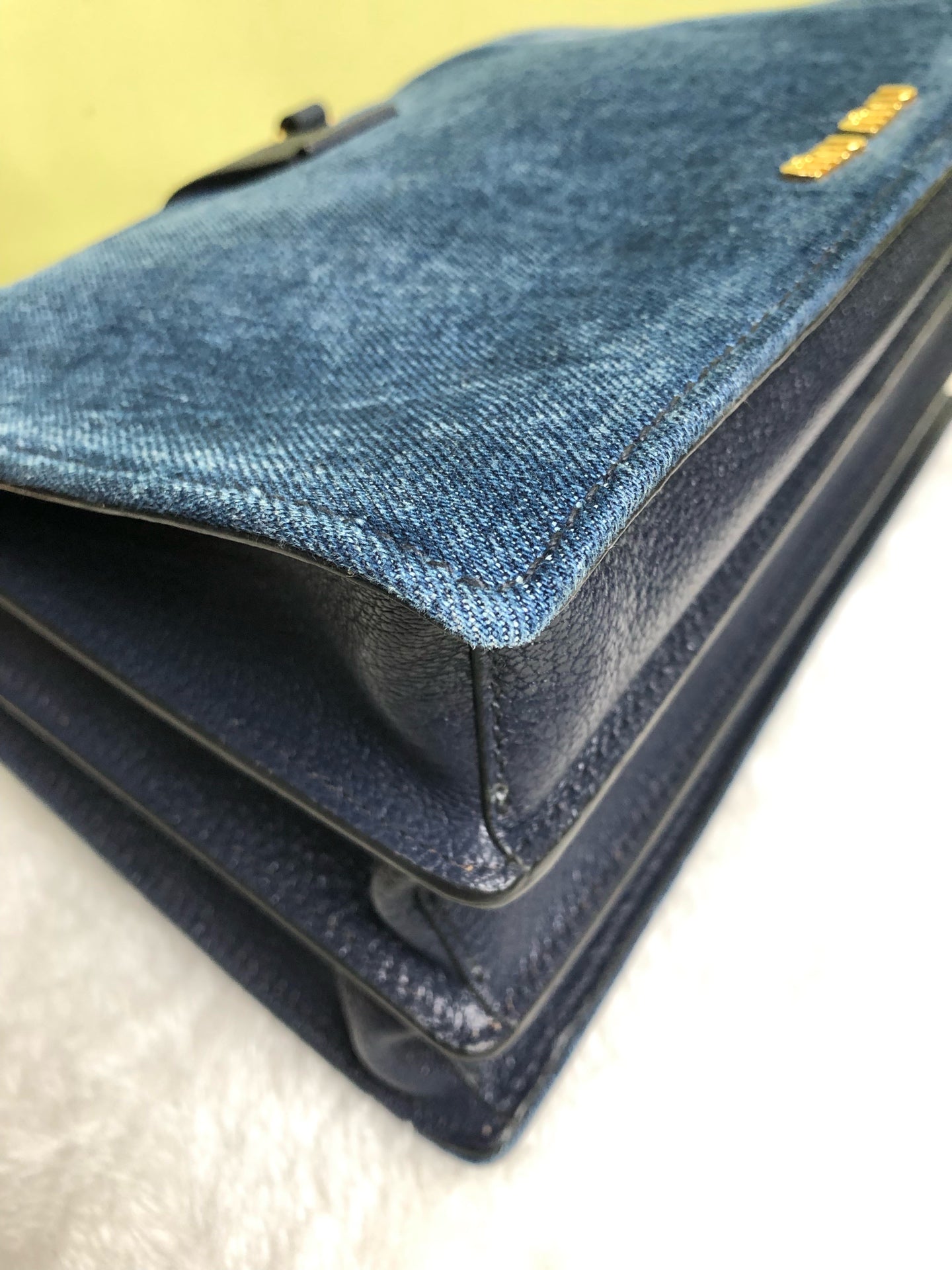 Miu Miu Blue Shoulder Bag