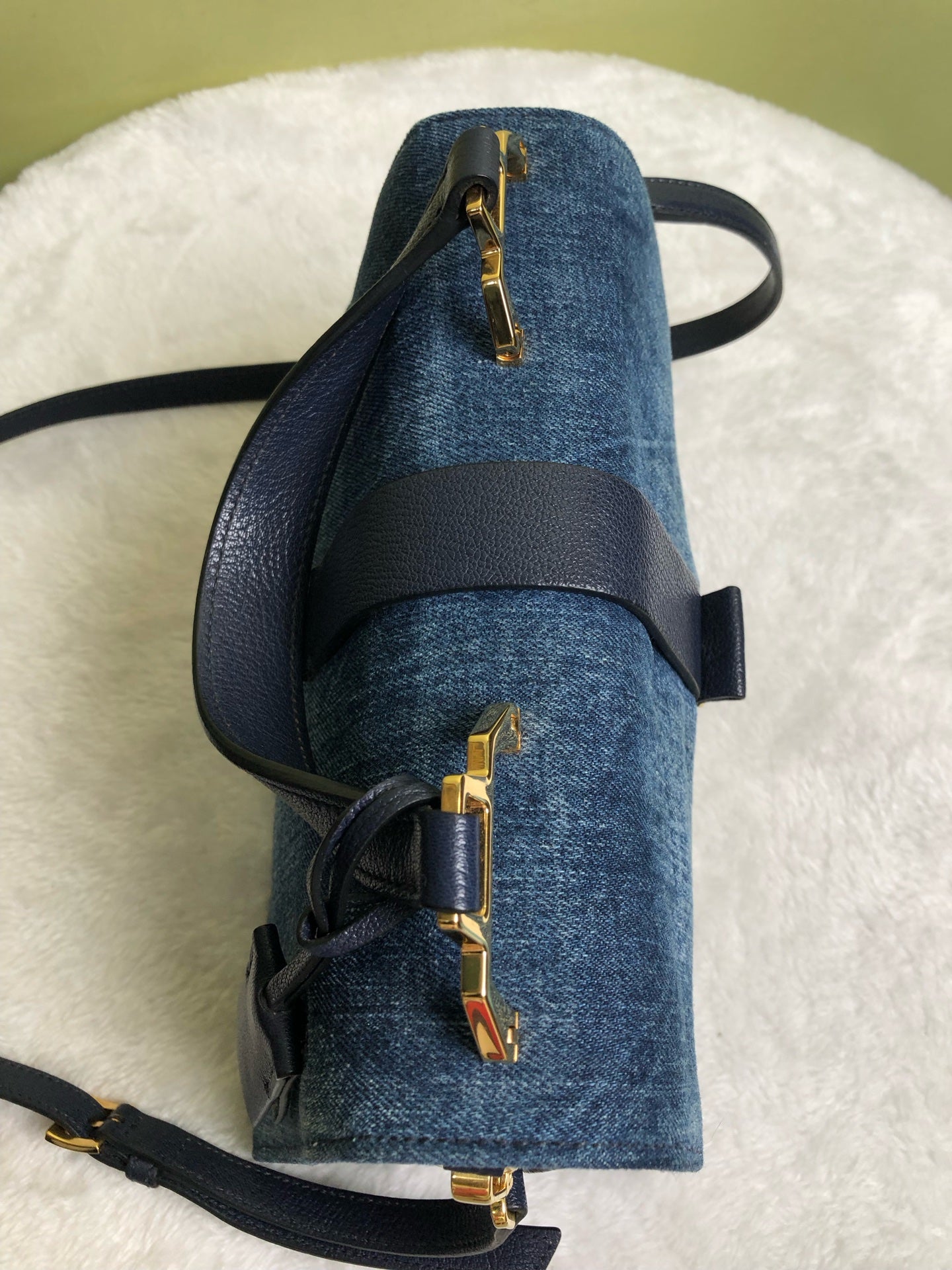 Miu Miu Blue Shoulder Bag