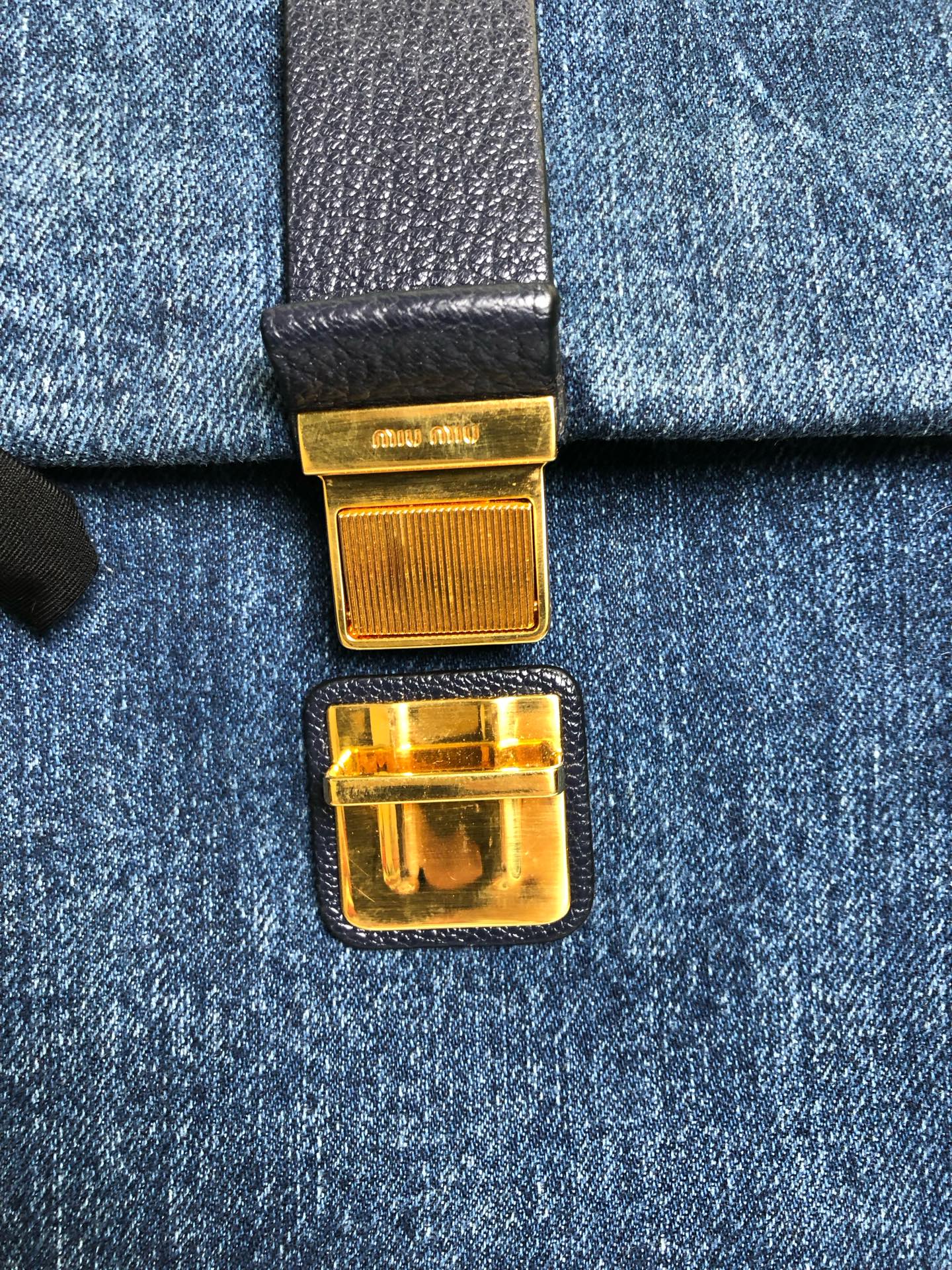 Miu Miu Blue Shoulder Bag