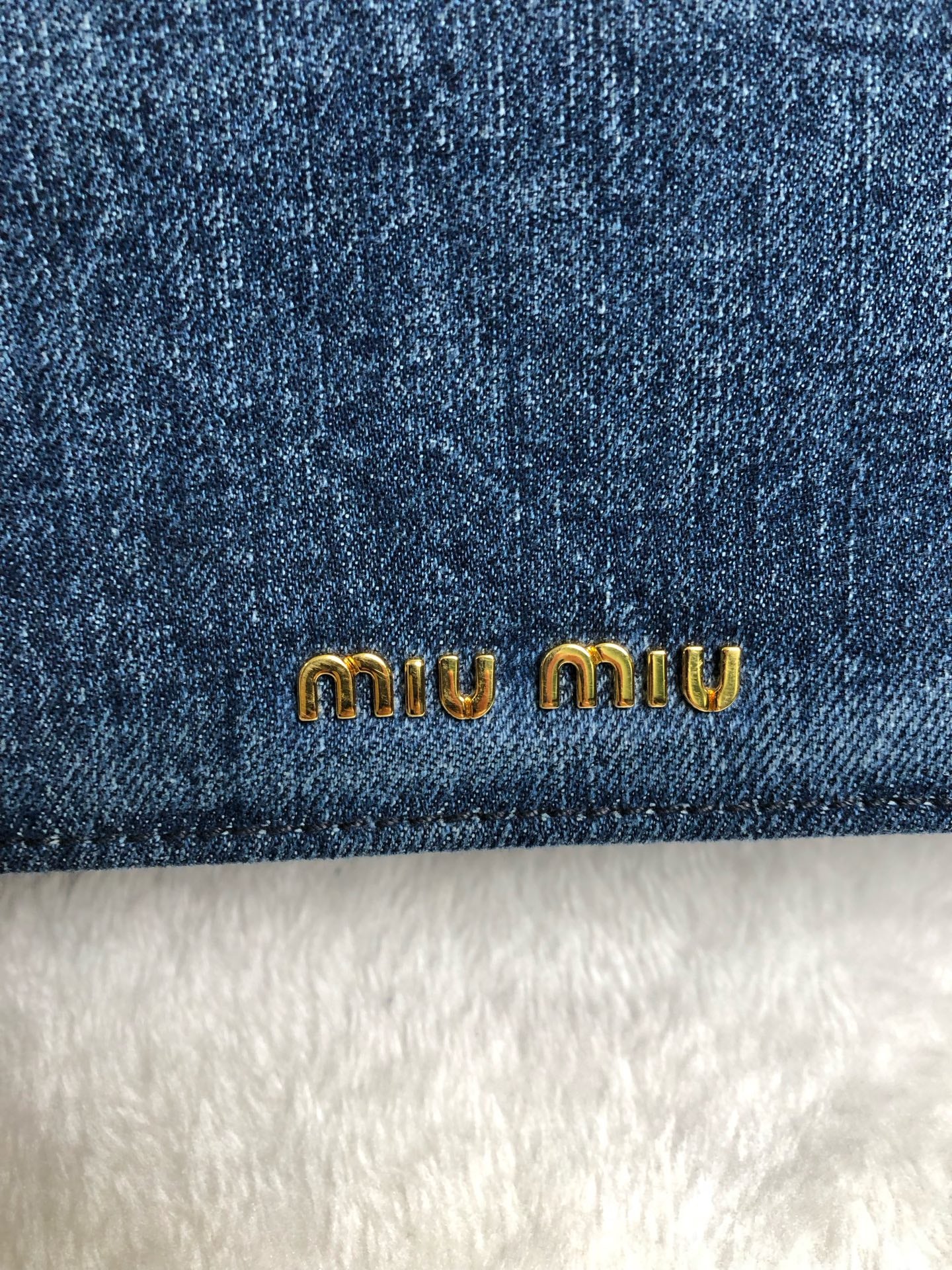 Miu Miu Blue Shoulder Bag