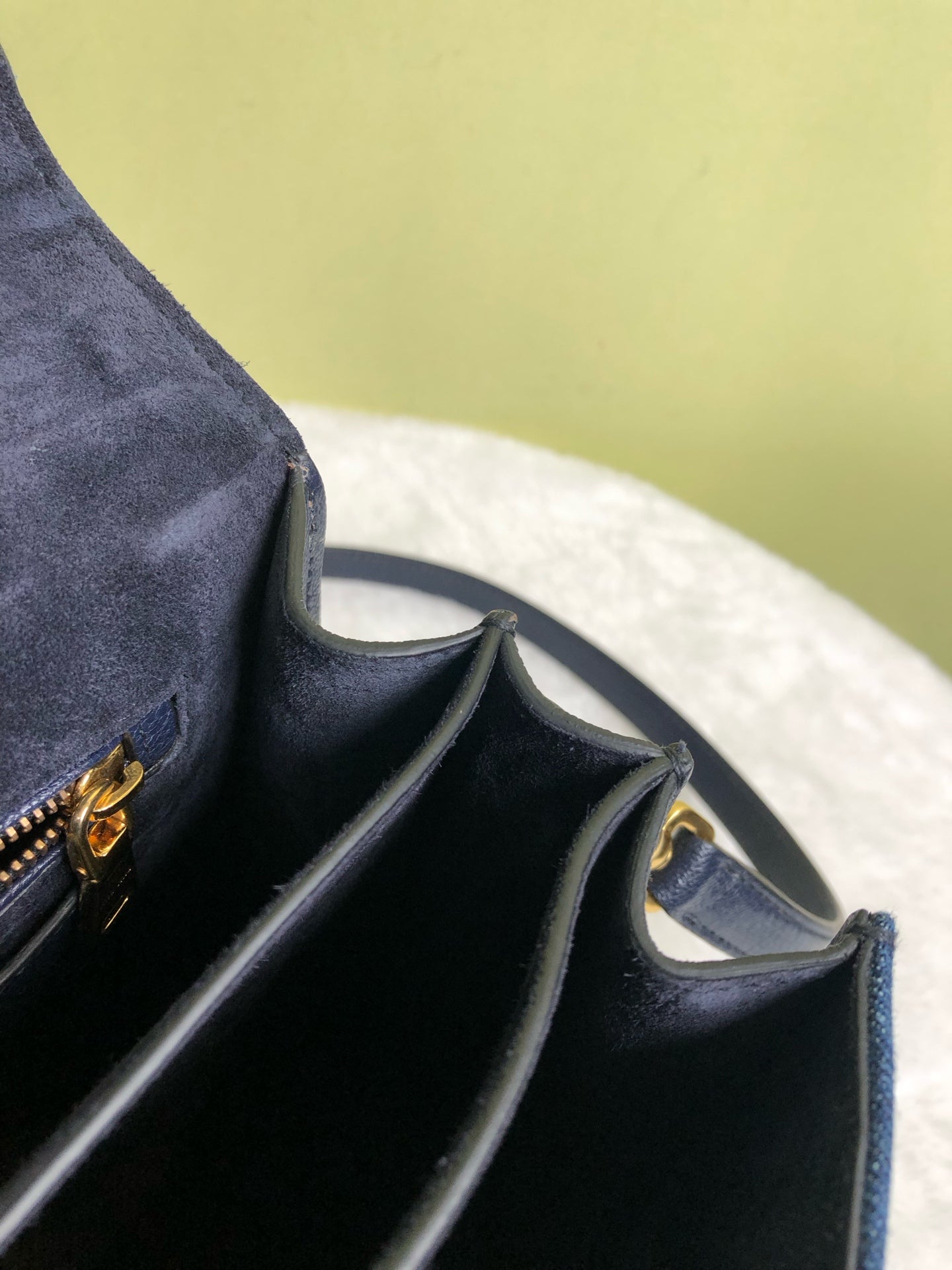 Miu Miu Blue Shoulder Bag