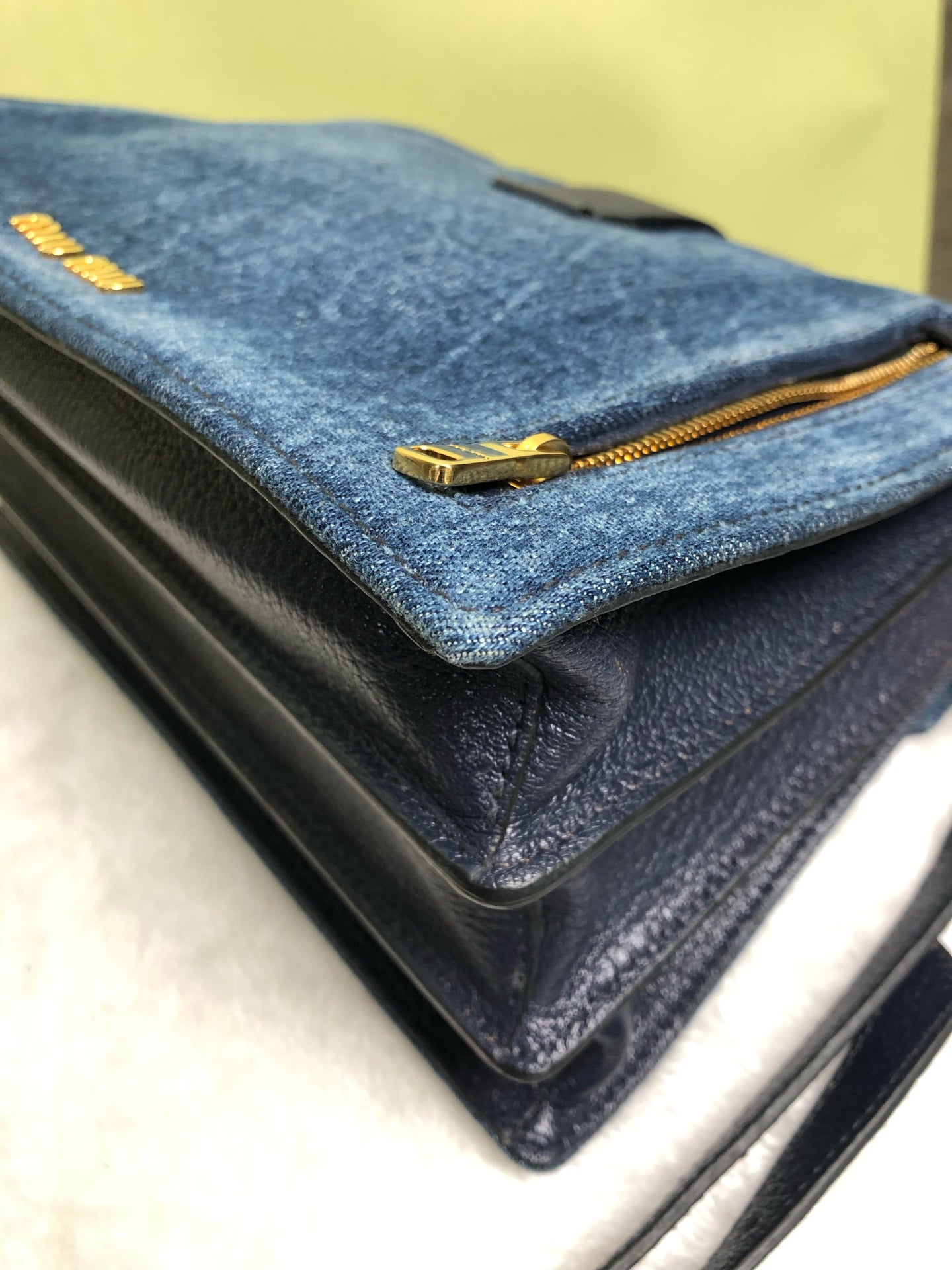 Miu Miu Blue Shoulder Bag