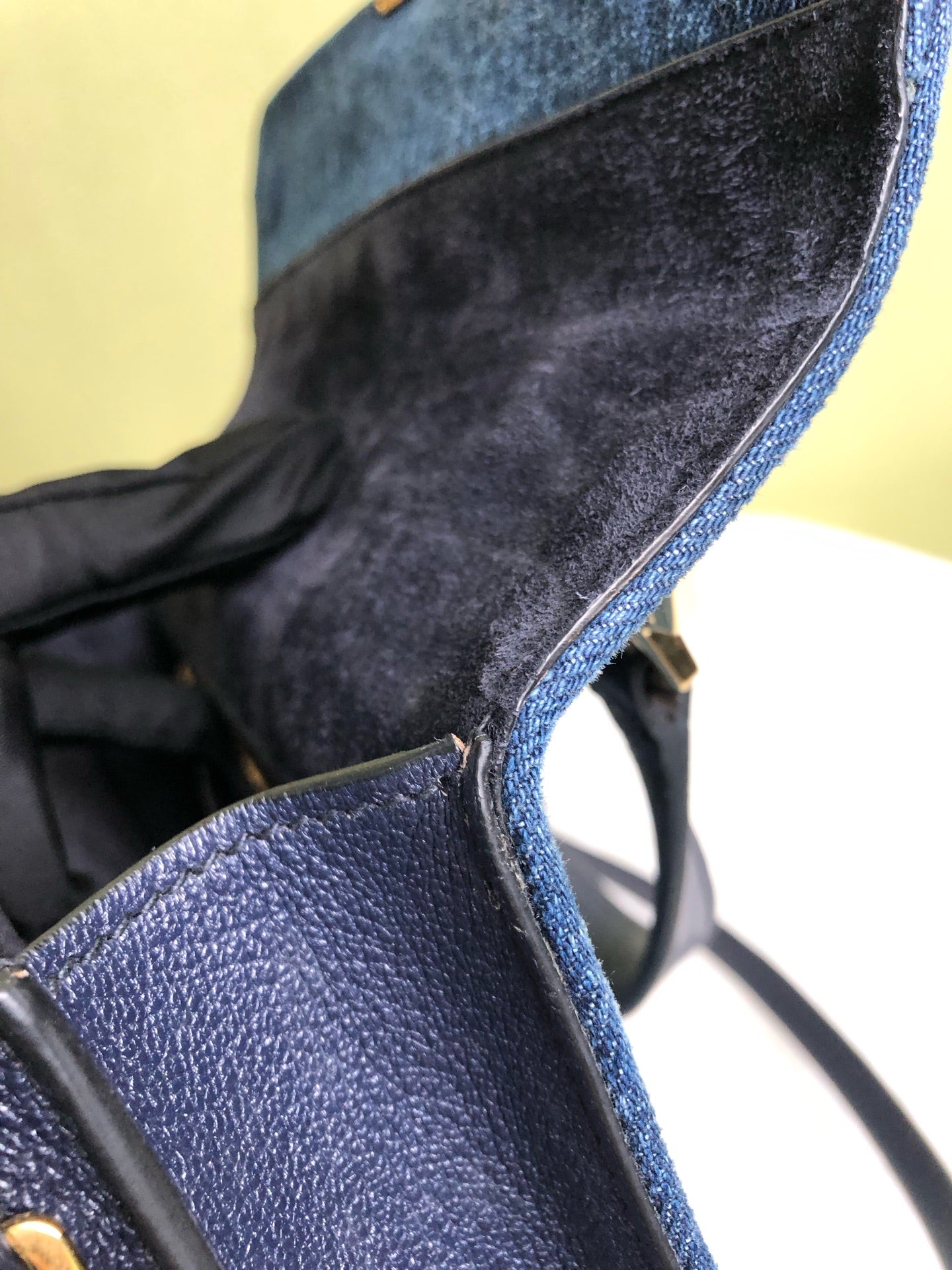 Miu Miu Blue Shoulder Bag