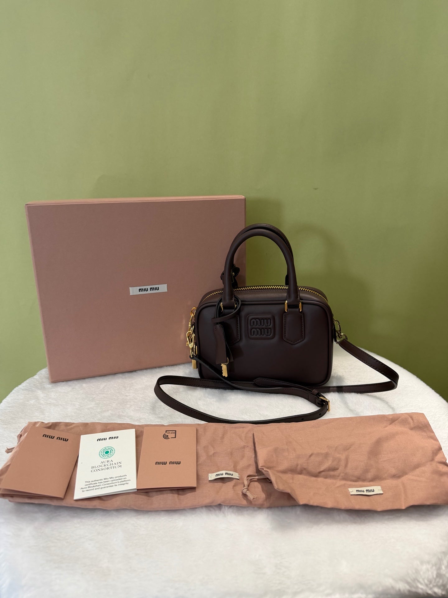 Miu Miu Brown Shoulder Bag