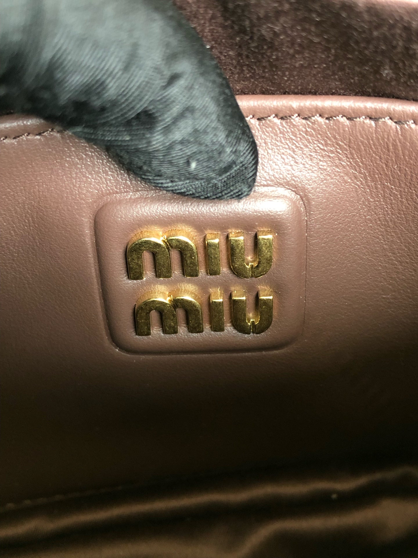 Miu Miu Brown Shoulder Bag