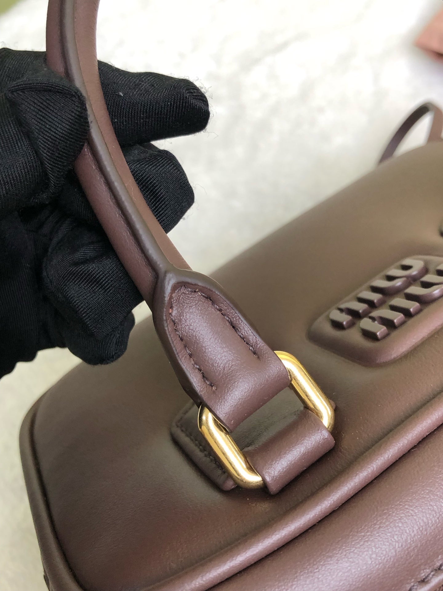 Miu Miu Brown Shoulder Bag
