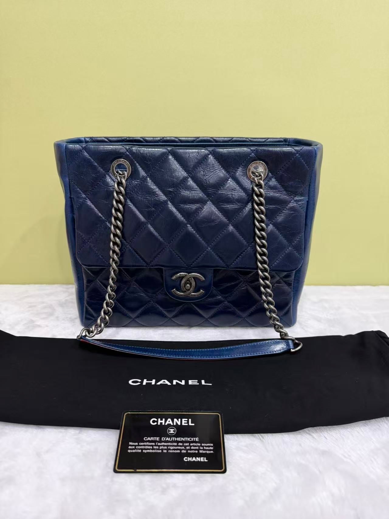 Chanel Blue Shoulder Bag