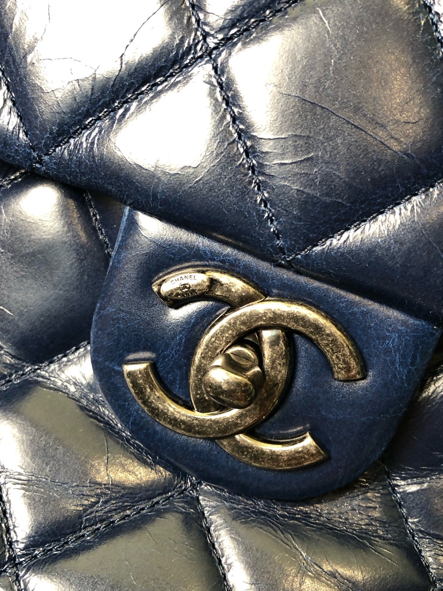 Chanel Blue Shoulder Bag