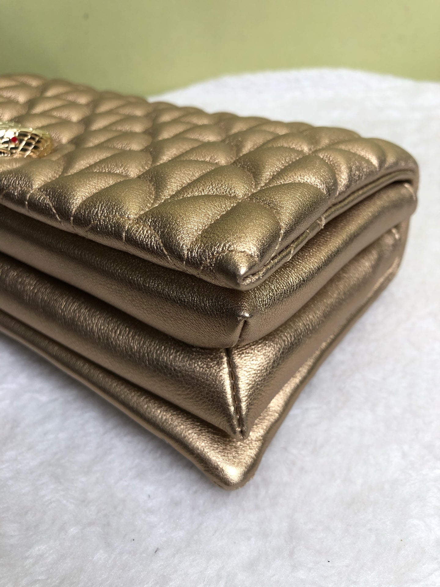 Bvlgari Gold Shoulder Bag
