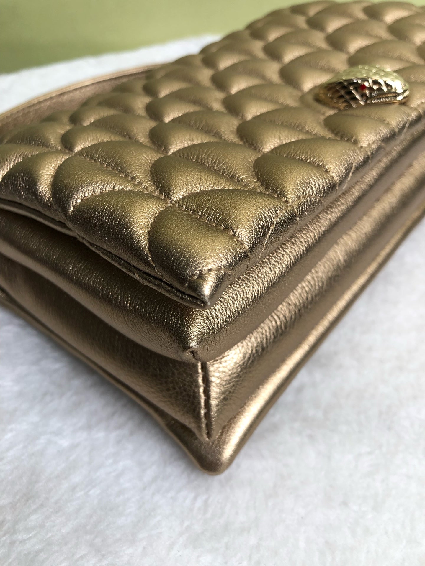 Bvlgari Gold Shoulder Bag