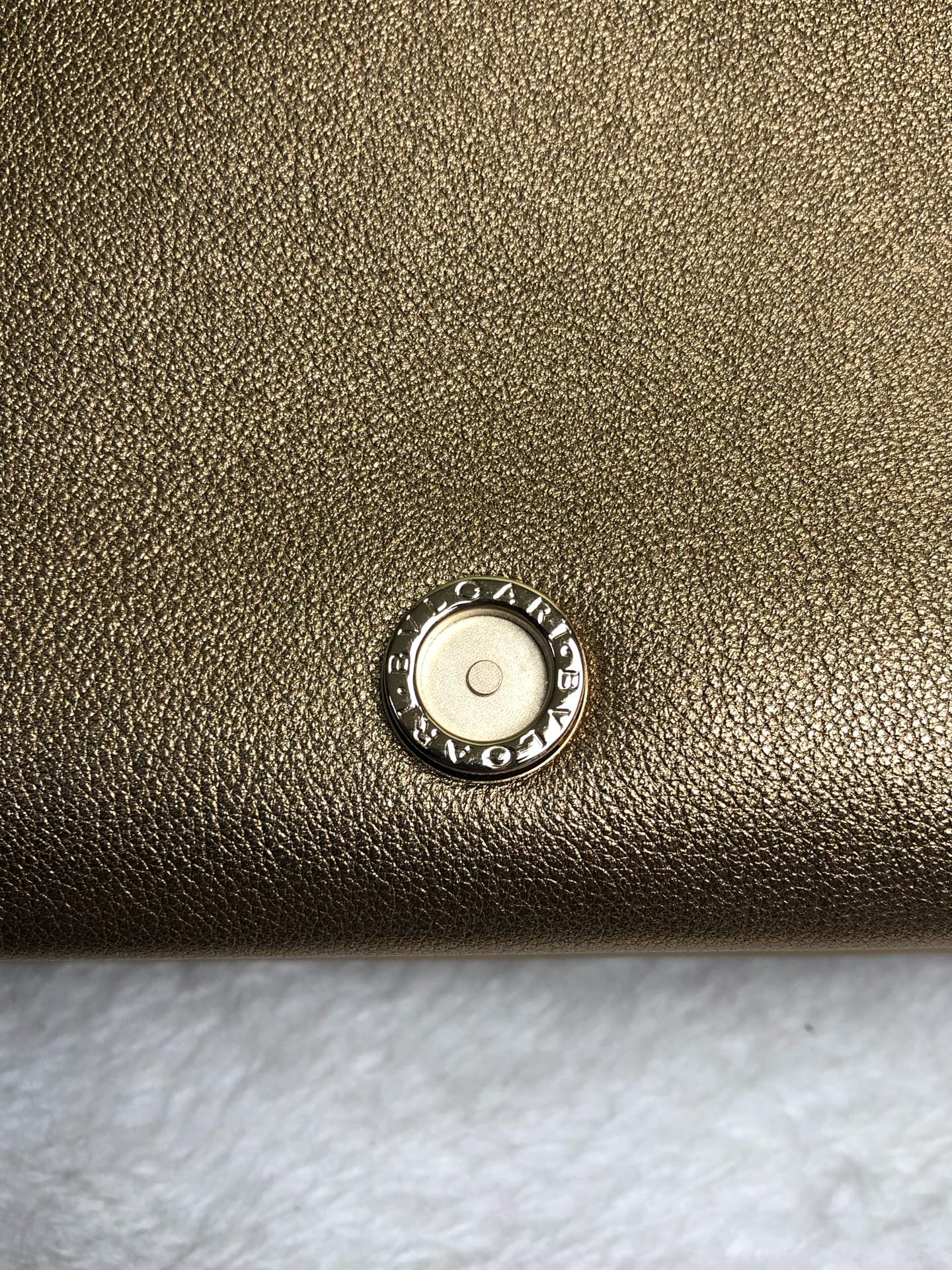 Bvlgari Gold Shoulder Bag
