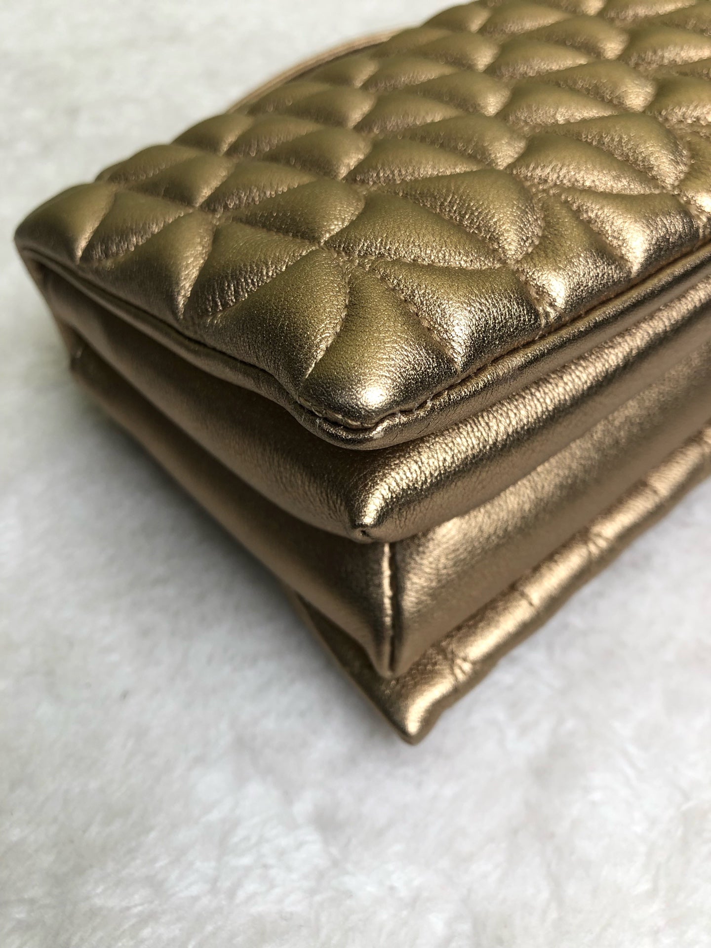 Bvlgari Gold Shoulder Bag