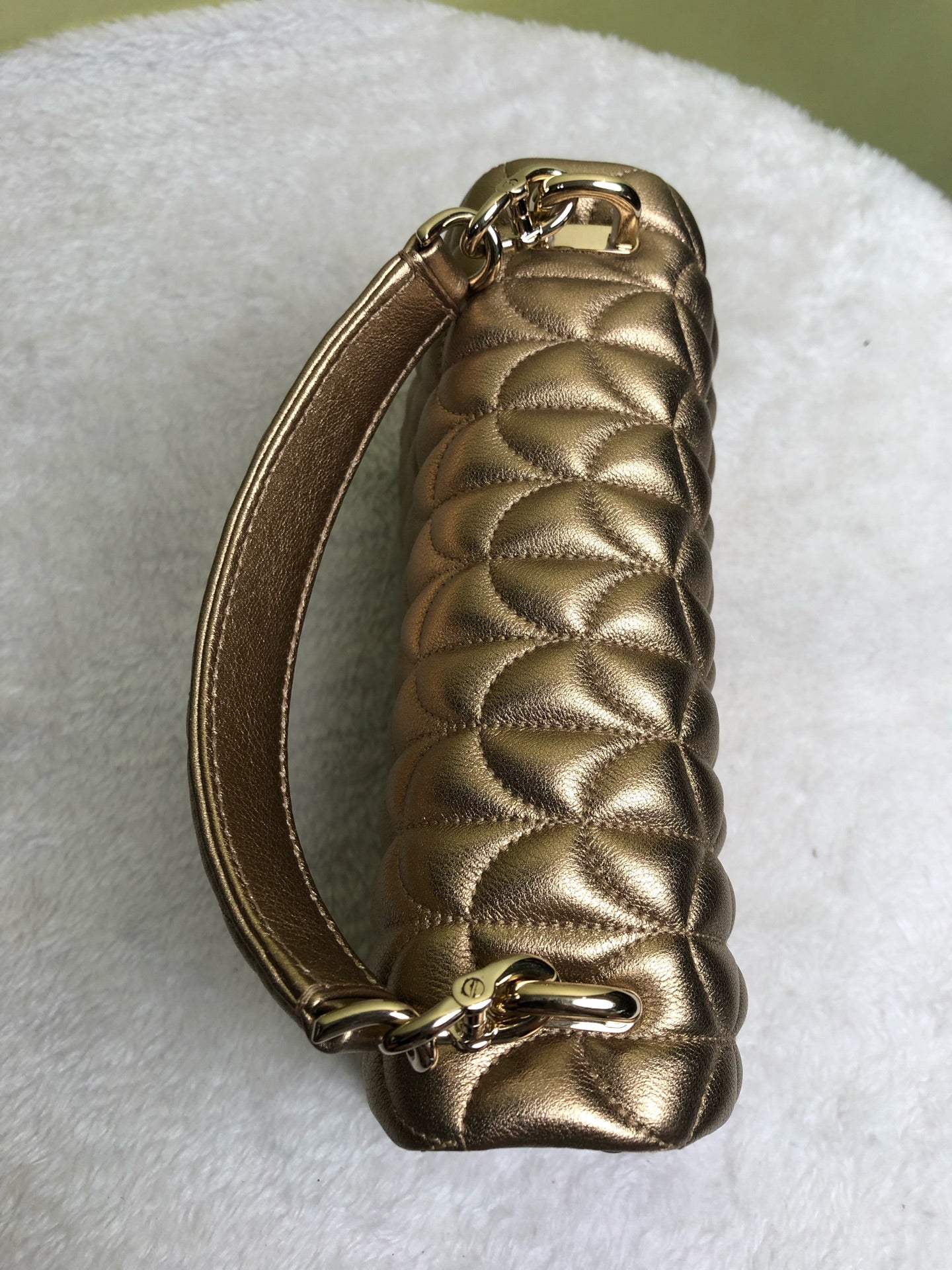 Bvlgari Gold Shoulder Bag