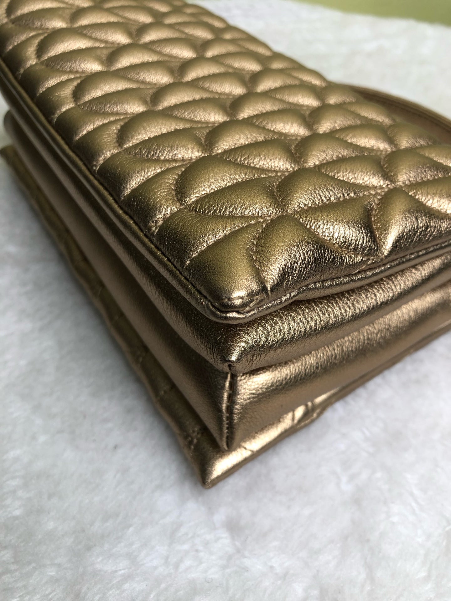 Bvlgari Gold Shoulder Bag