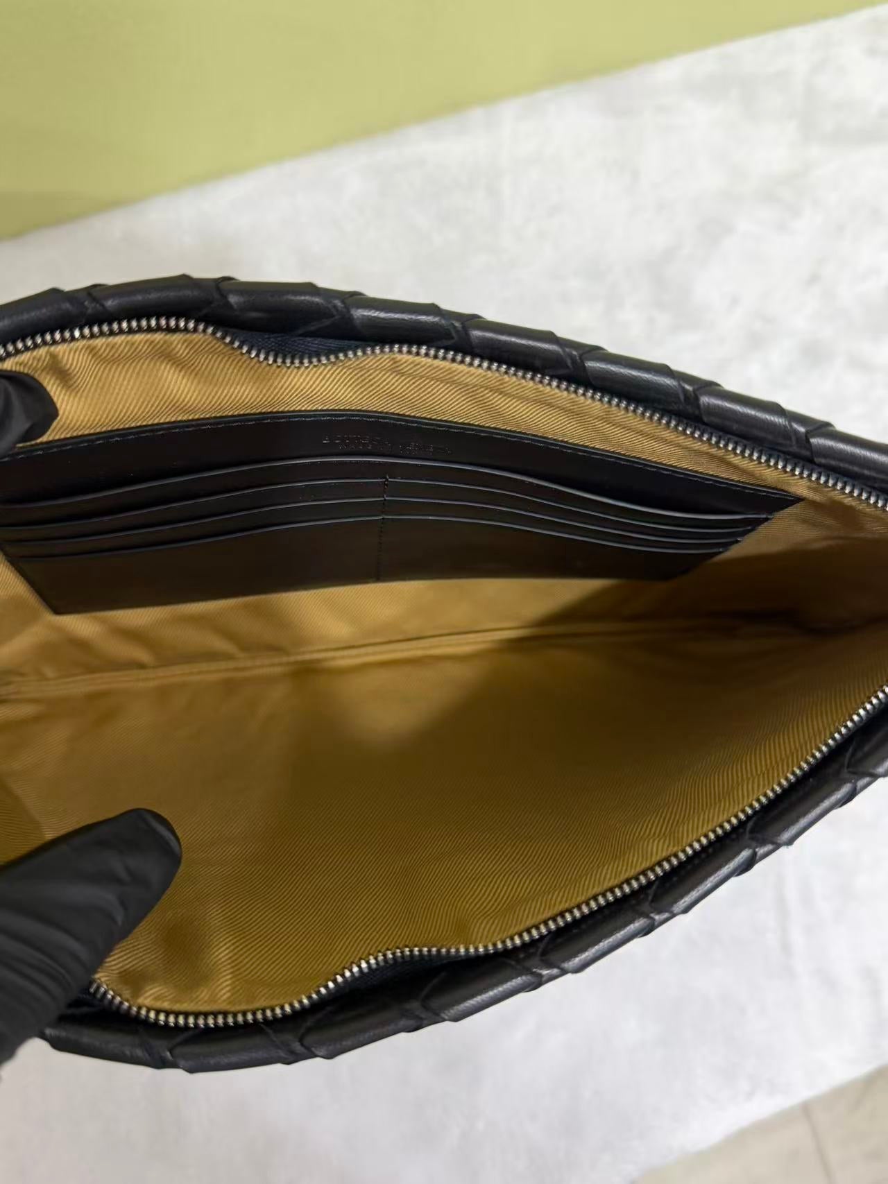 Bottega Veneta Black Clutch