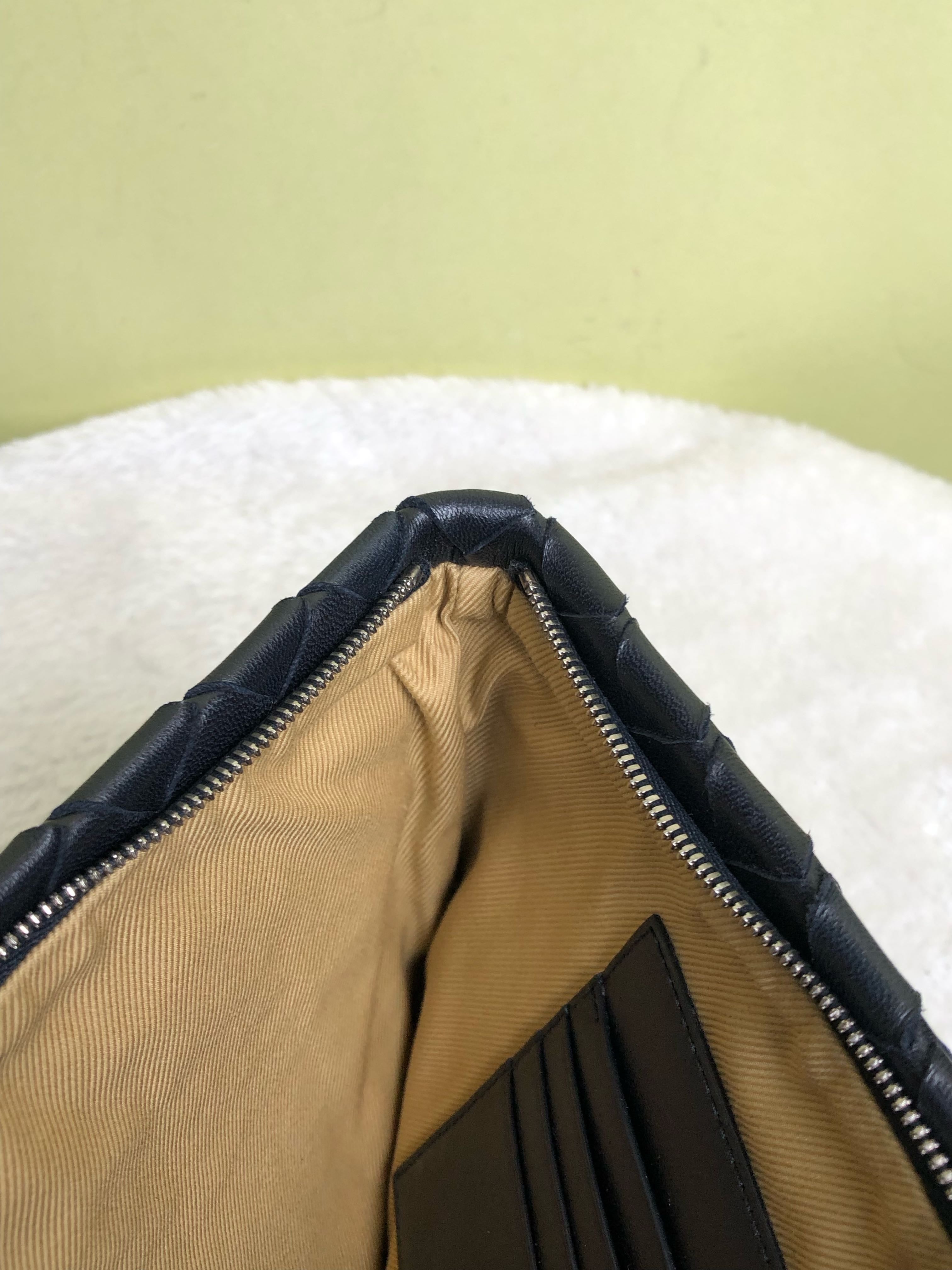 Bottega Veneta Black Clutch