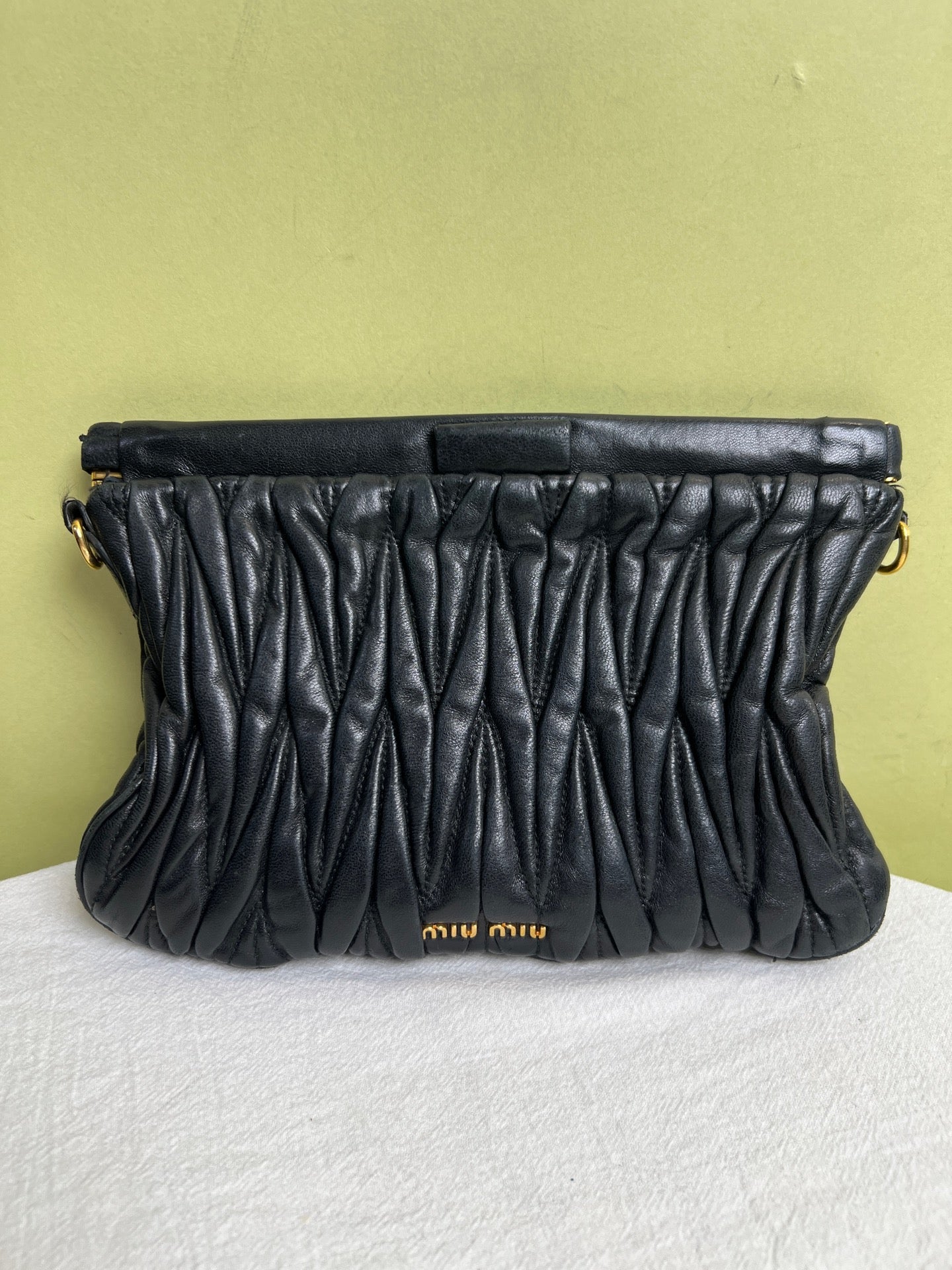 Miu Miu Black Clutch