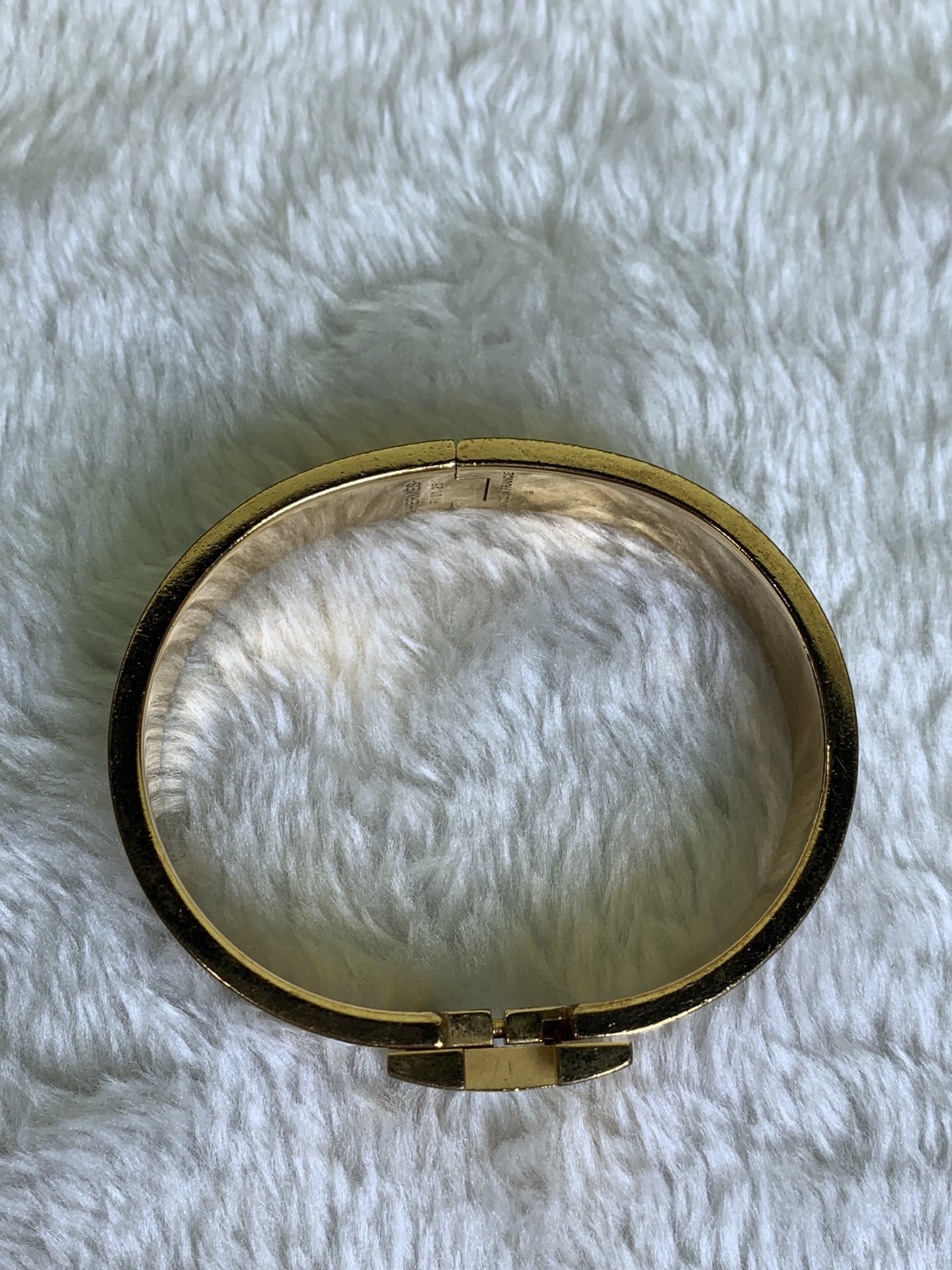 Hermes White Bangle