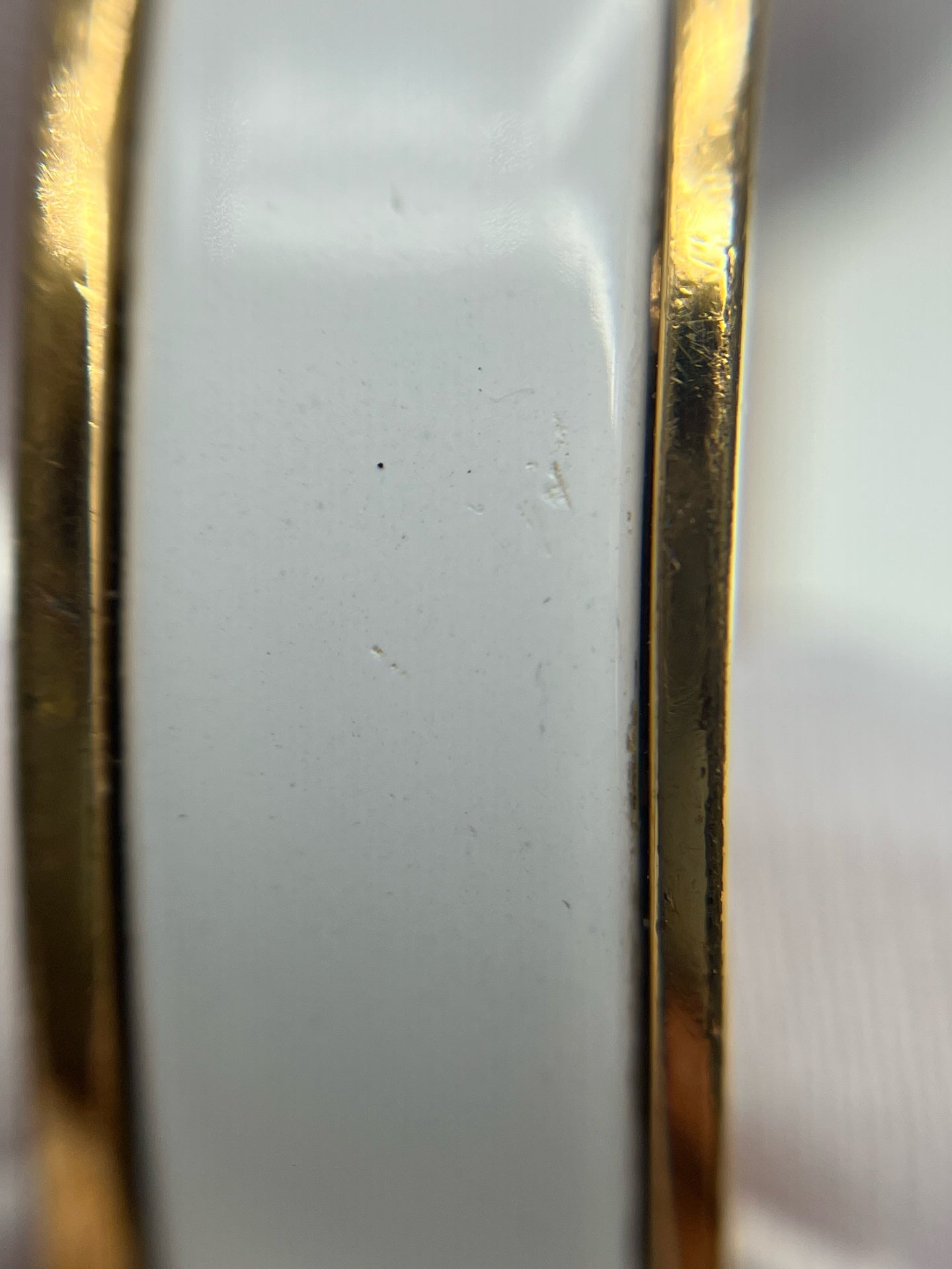 Hermes White Bangle