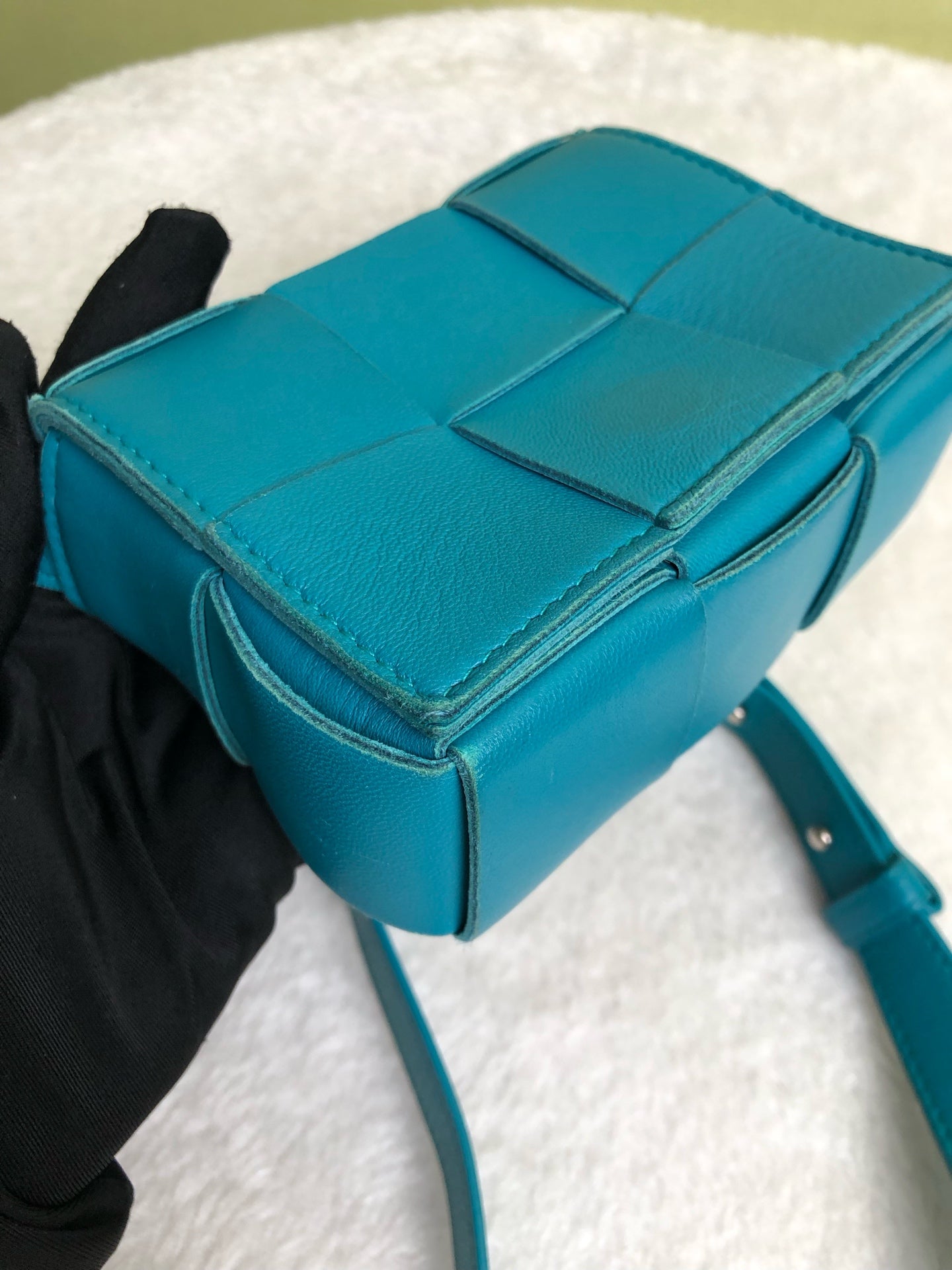 Bottega Veneta Blue Crossbody