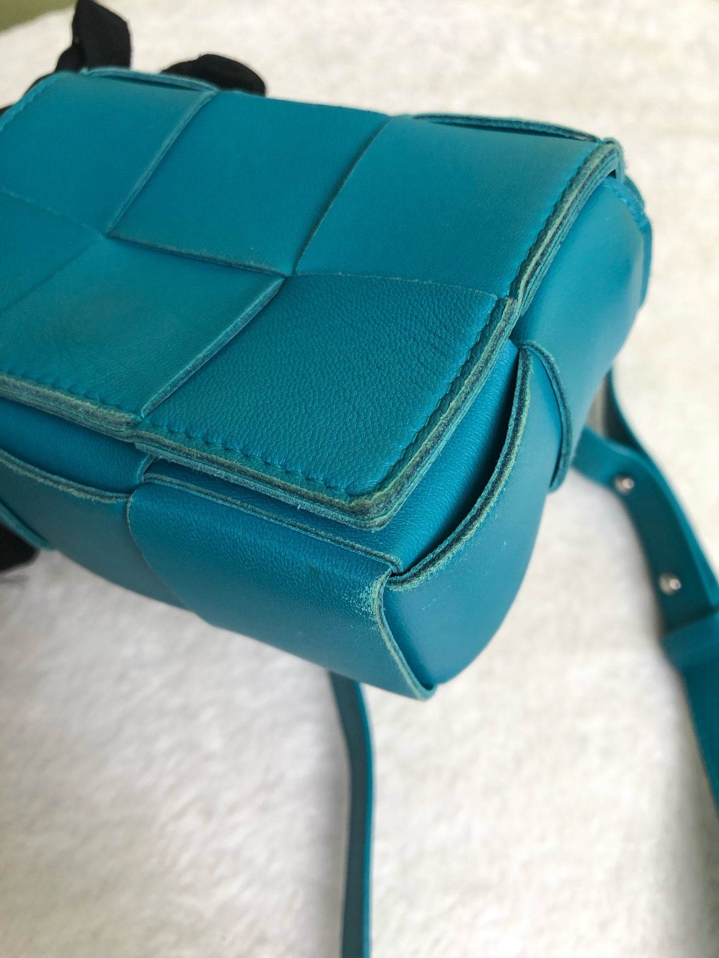 Bottega Veneta Blue Crossbody