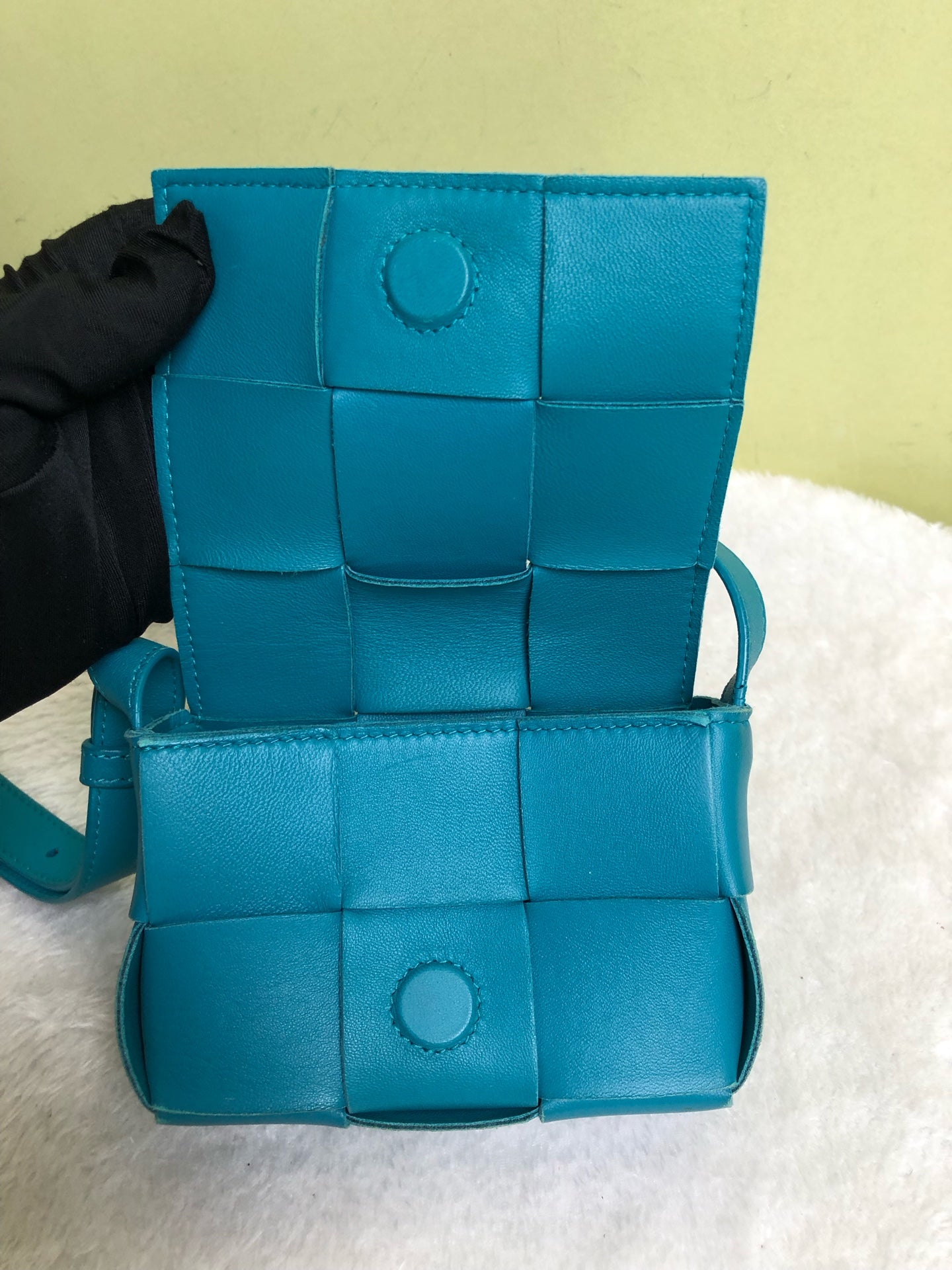 Bottega Veneta Blue Crossbody