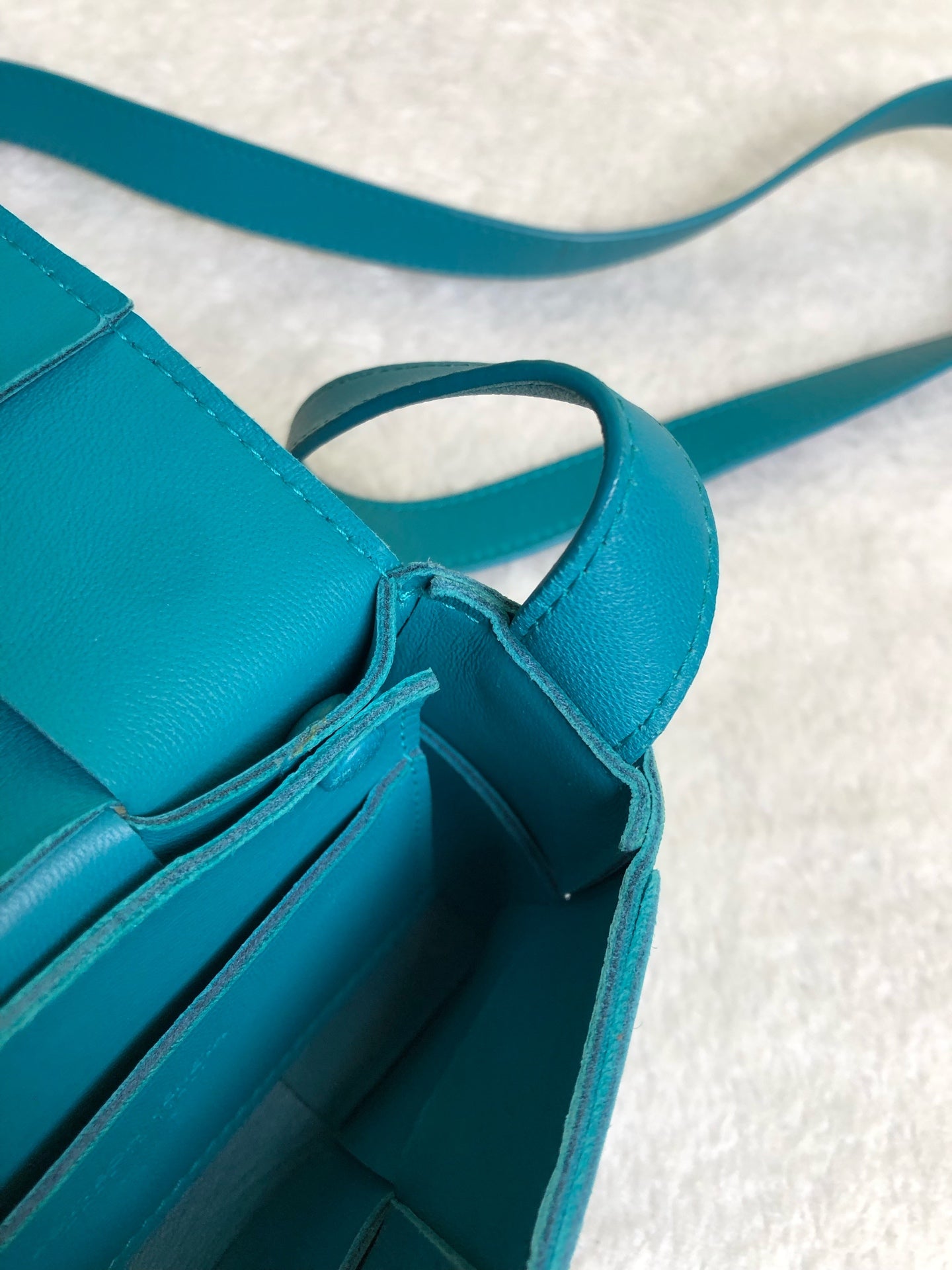 Bottega Veneta Blue Crossbody