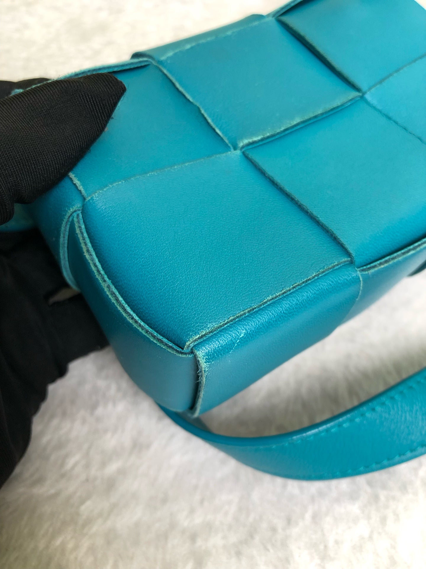Bottega Veneta Blue Crossbody
