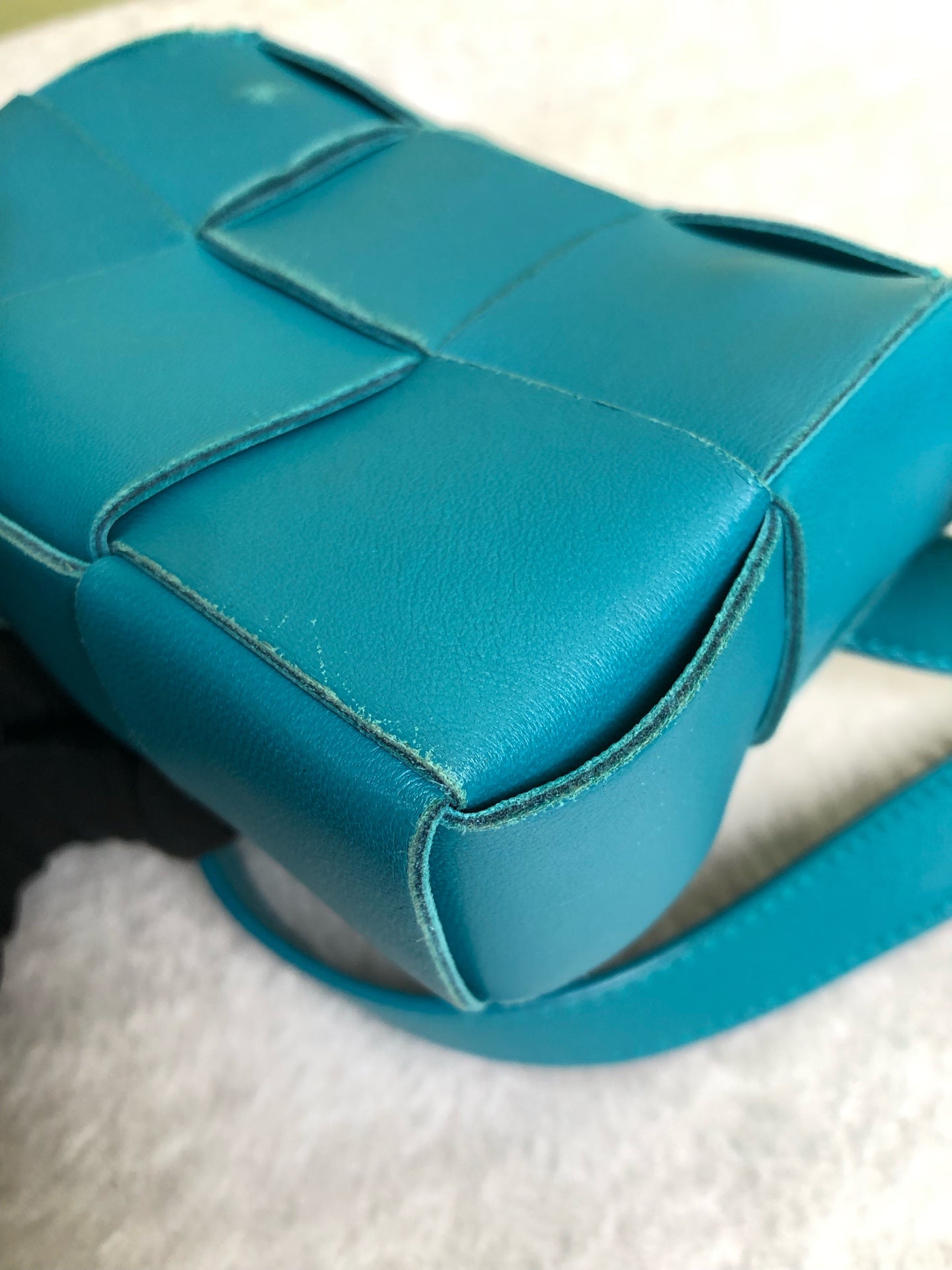 Bottega Veneta Blue Crossbody