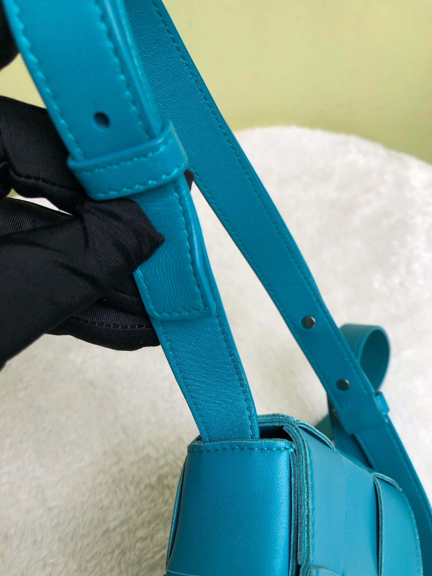 Bottega Veneta Blue Crossbody