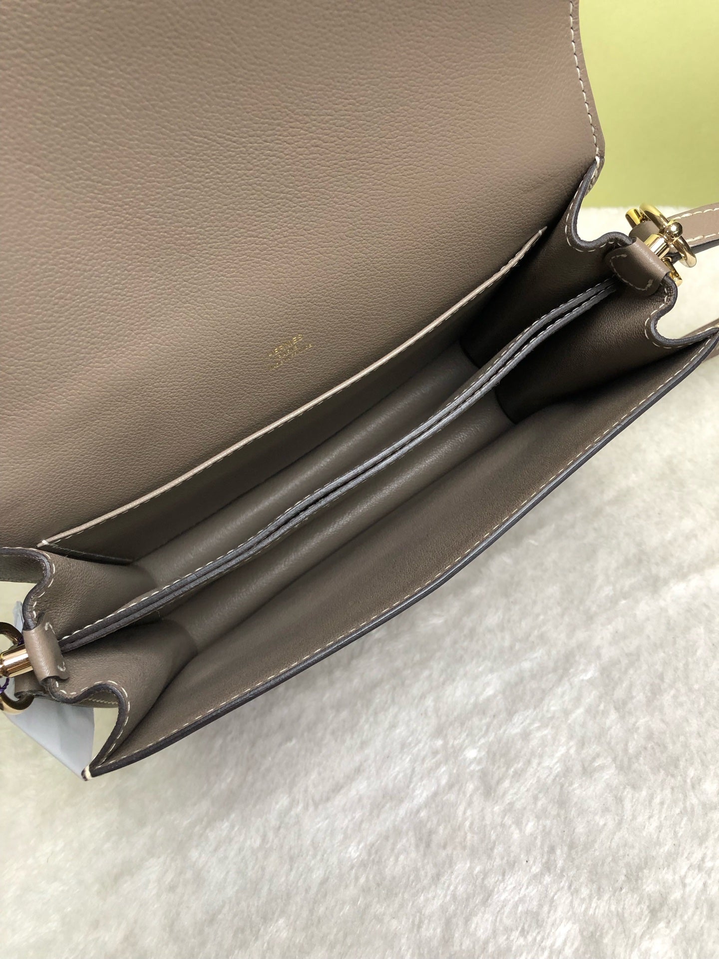 Hermes Gray Crossbody