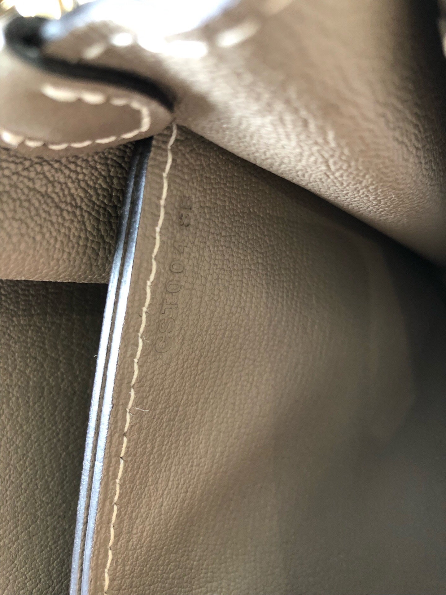 Hermes Gray Crossbody