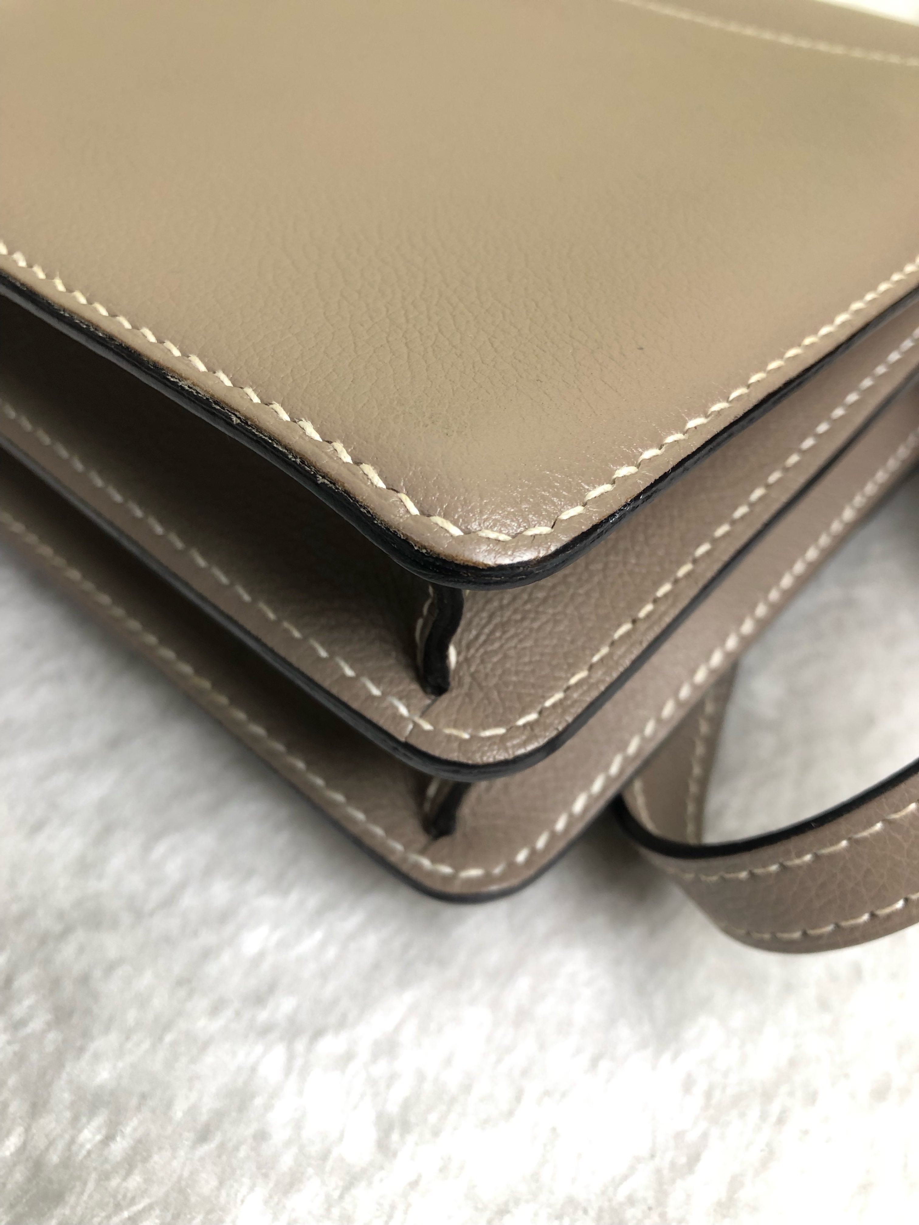 Hermes Gray Crossbody