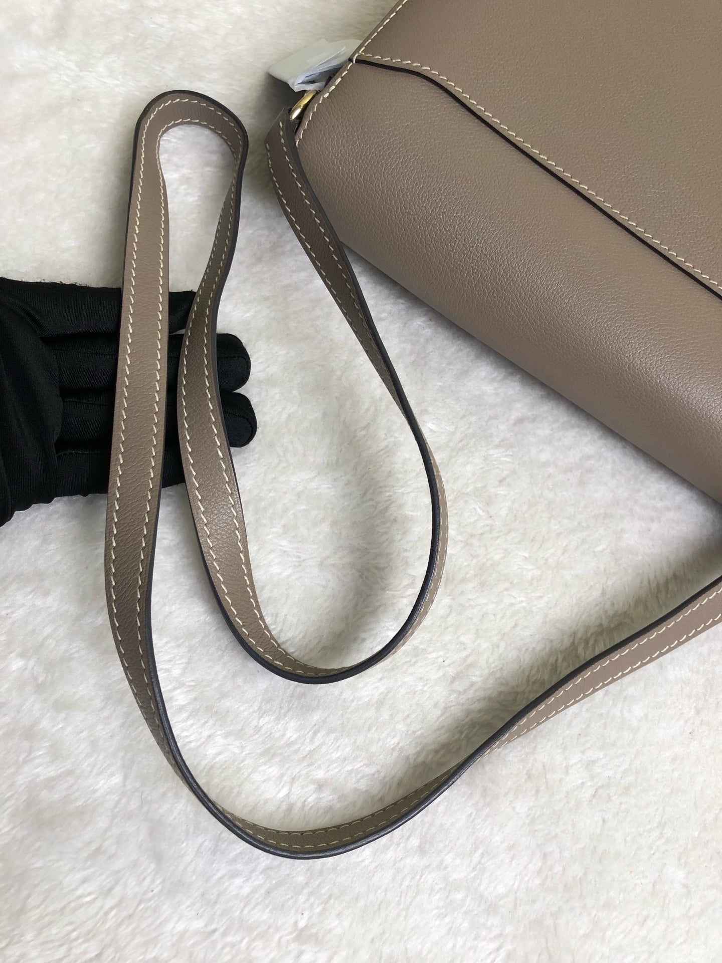 Hermes Gray Crossbody