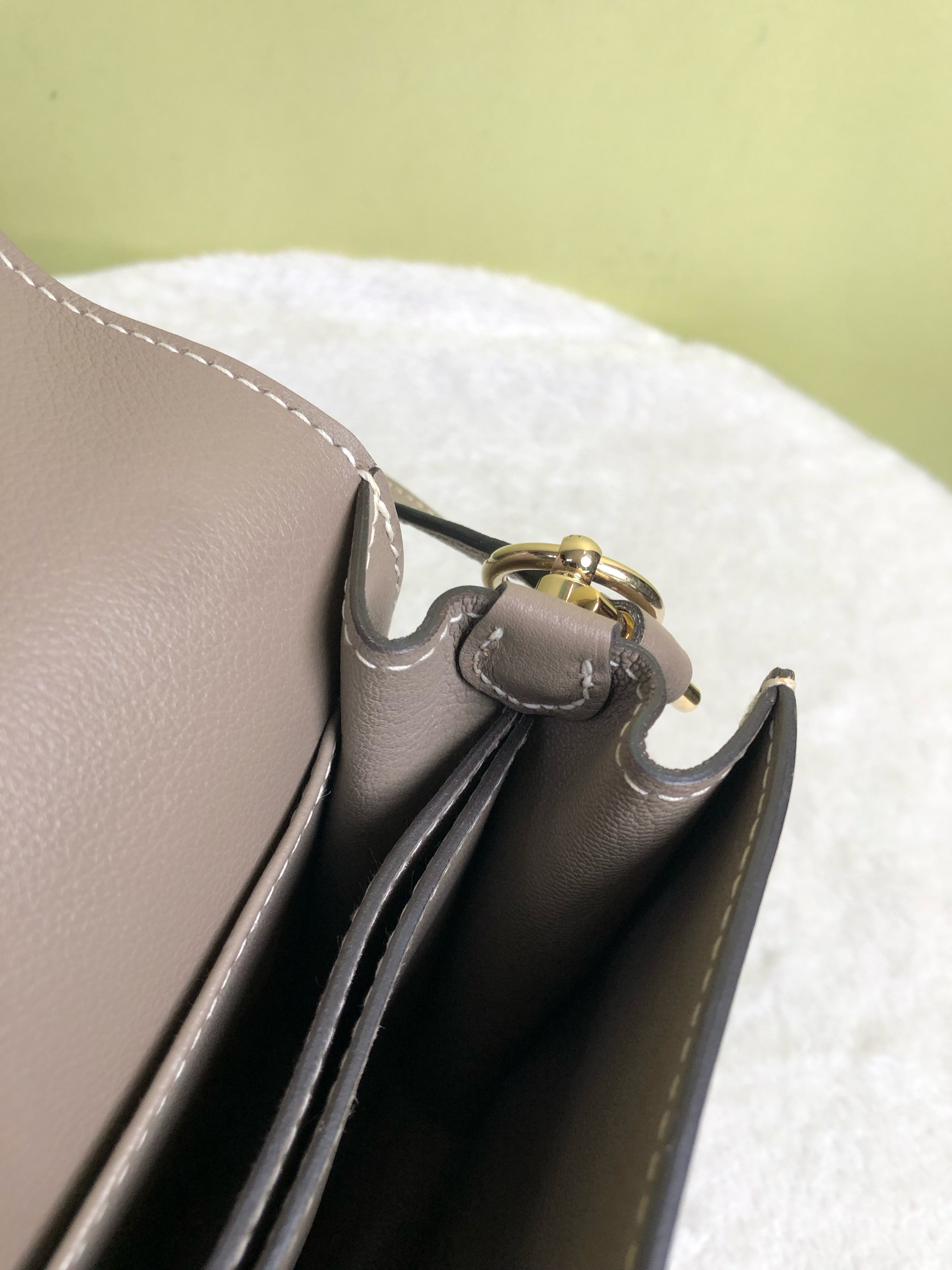 Hermes Gray Crossbody